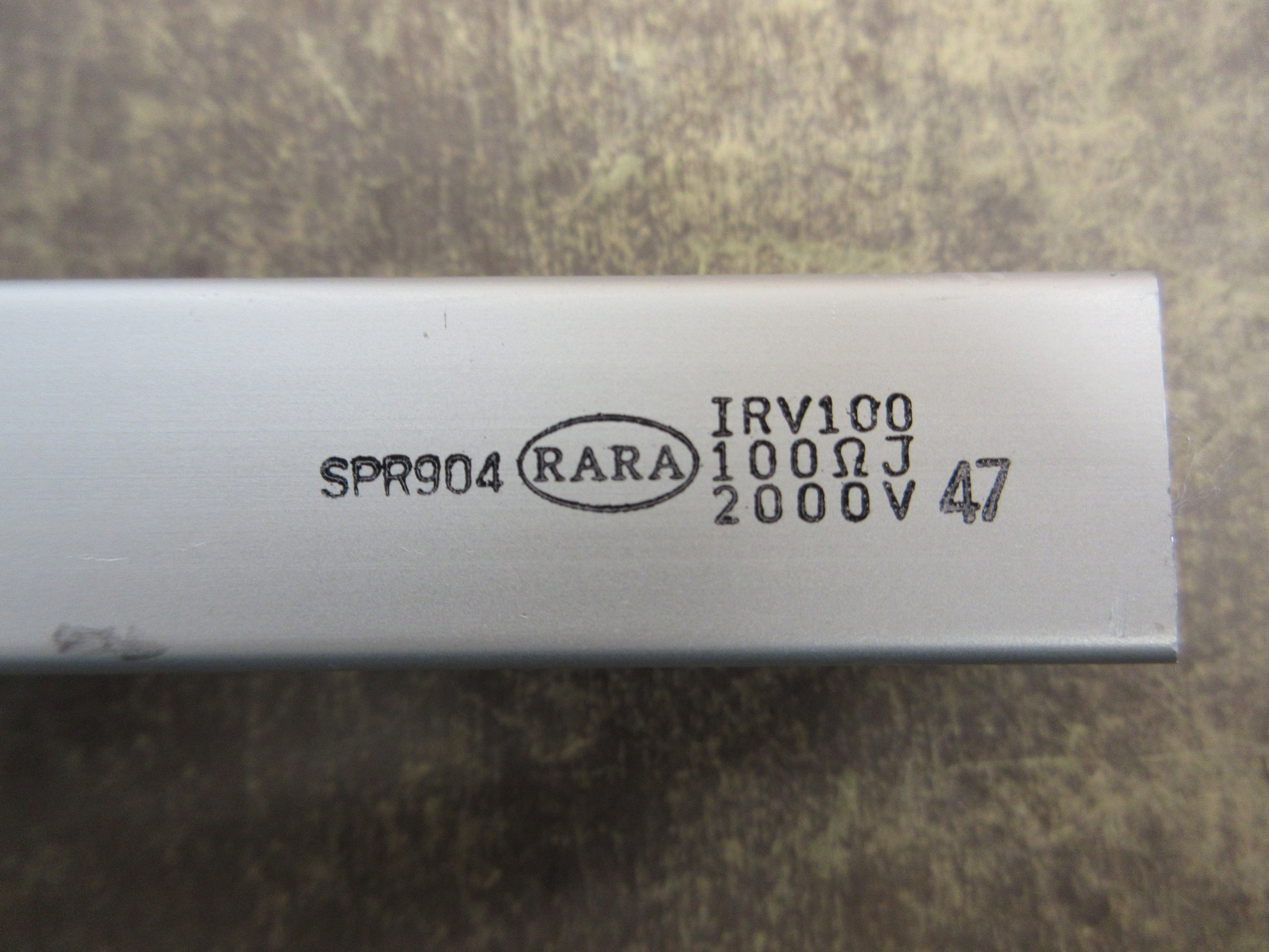 Rara Resistor IRV100 100 Ohm 2000V Used
