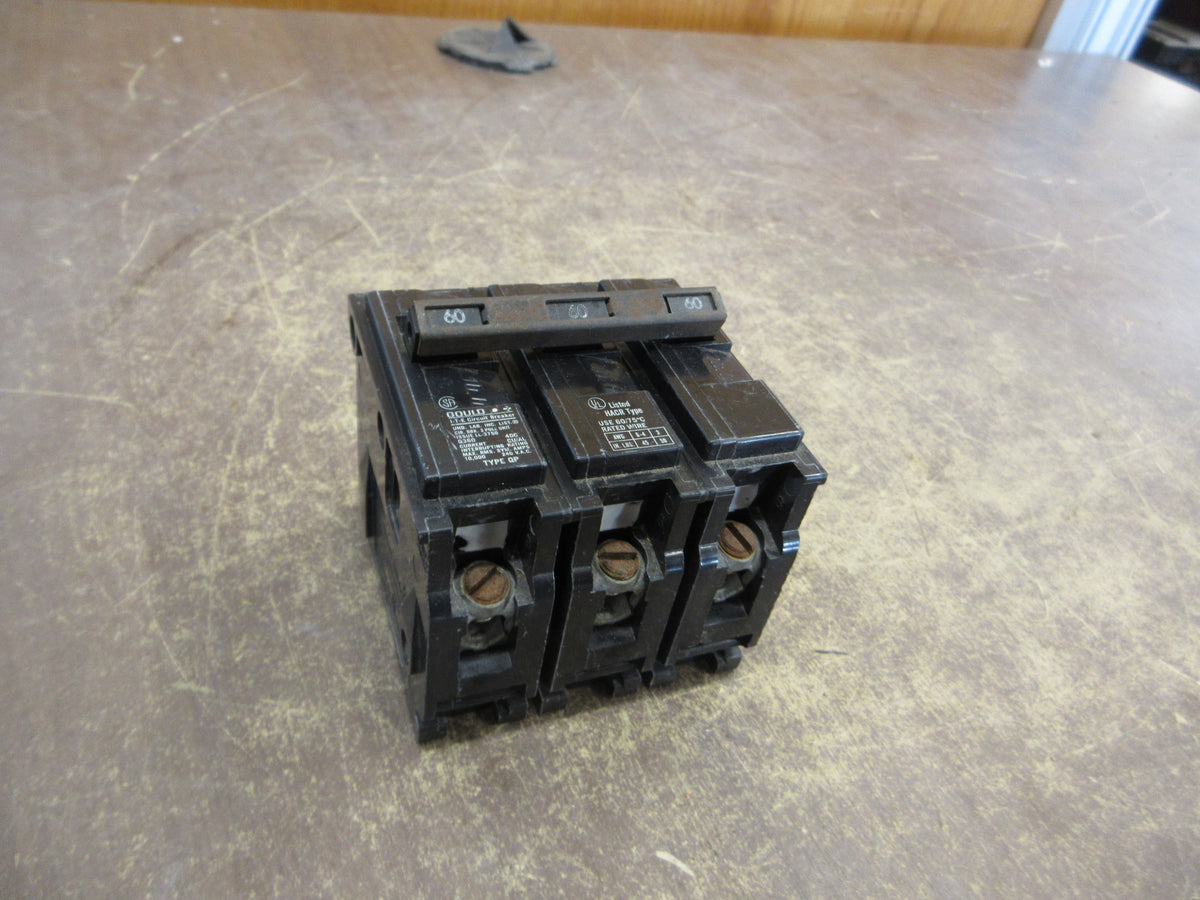 Gould Clip-On Circuit Breaker Q360 60A 240V 3P Used