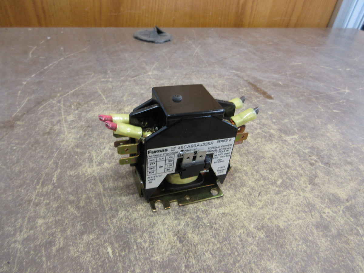 Furnas Definite Purpose Contactor 45CA20AJ335R Ser. B 24V Coil 20A 600V Used