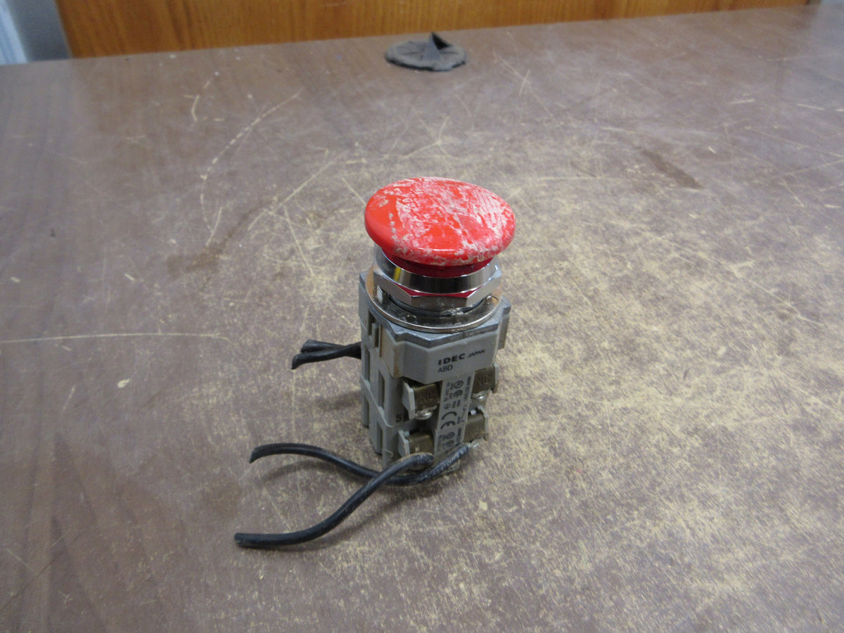 Idec Push Button T-ABD322N-R 120-600V Red Used