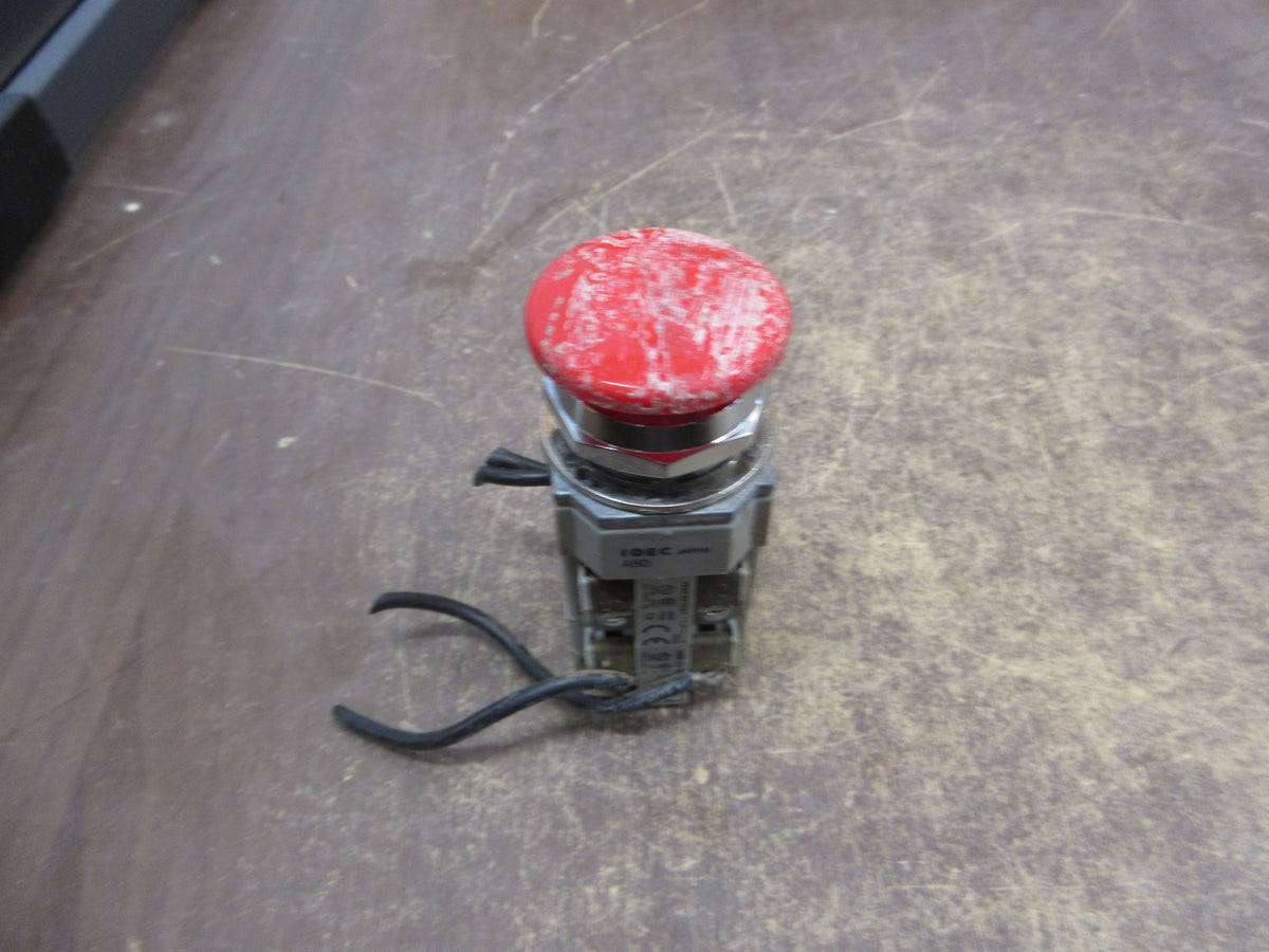 Idec Push Button T-ABD322N-R 120-600V Red Used