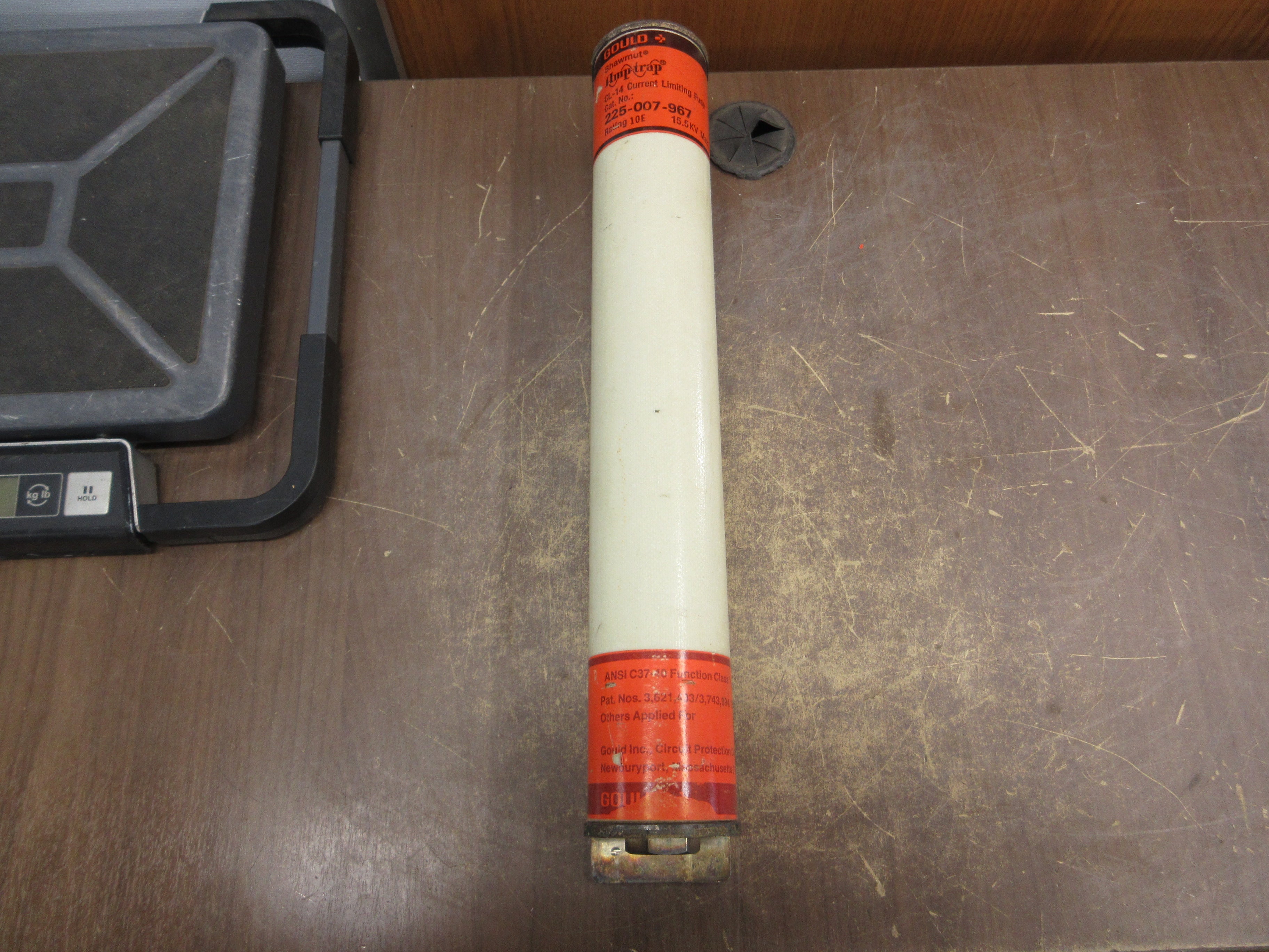 Gould Shawmut Amp-Trap Fuse 225-007-967 10E 15.5kV Used