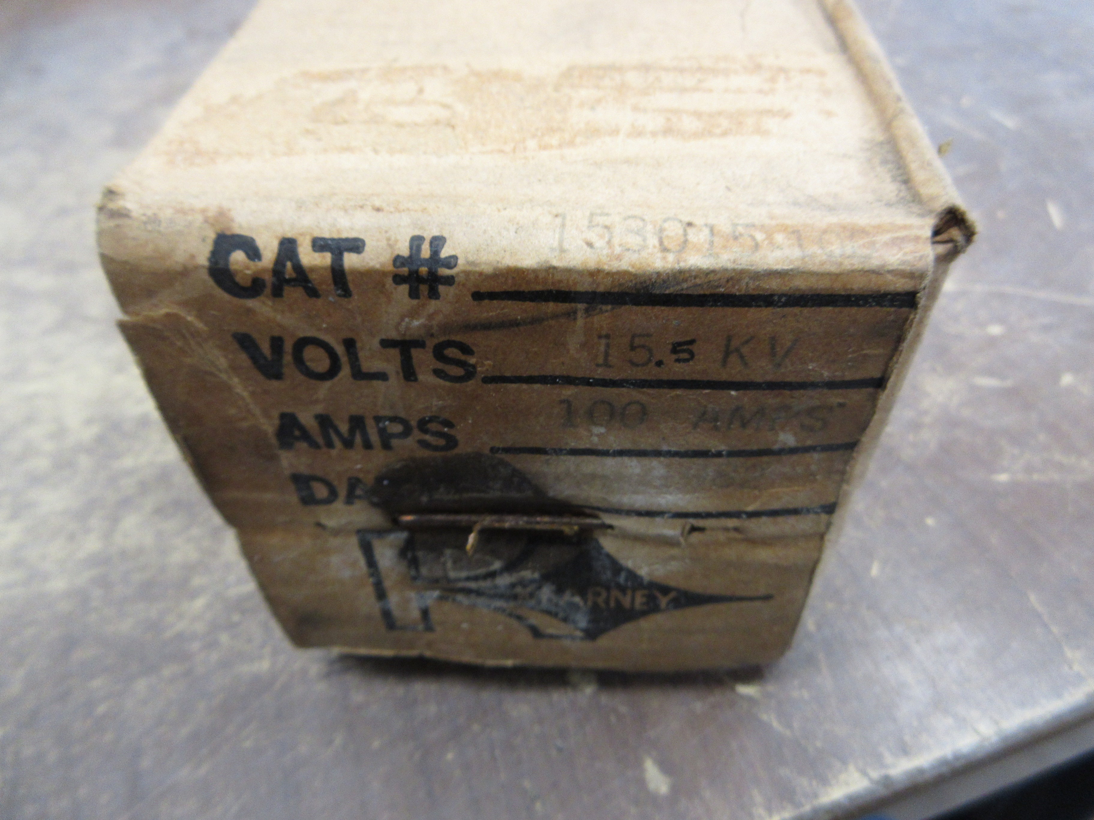 Kearney Fuse 153015-100 15.5kV 100A New Surplus