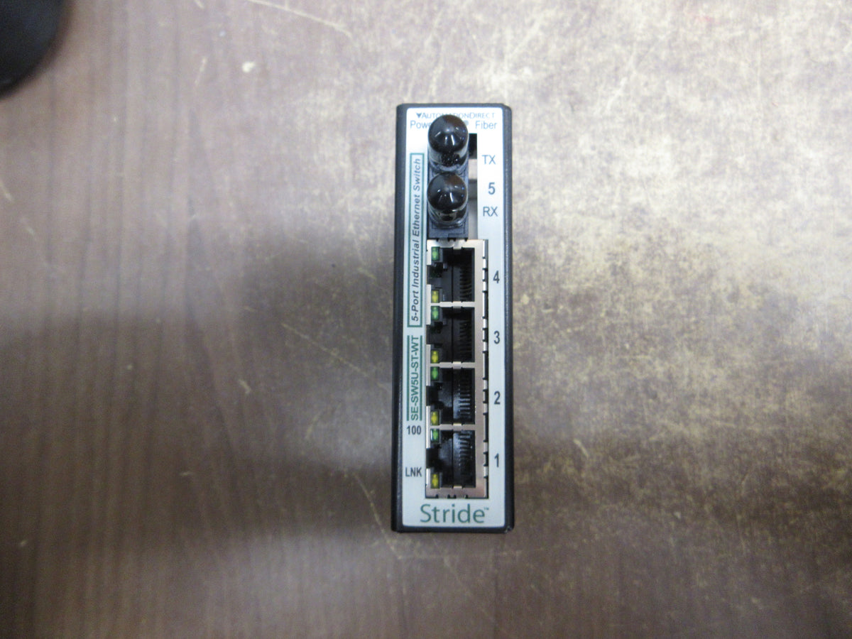 Automation Direct Stride Industrial Ethernet Switch SE-SW5U-ST-WT Rev. 2.02