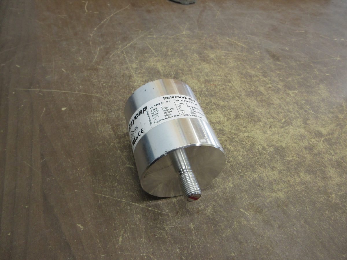 Raycap Surge Suppressor 40-F MCOV: 750V VPR: 2500V 50/60Hz In: 20kA Used