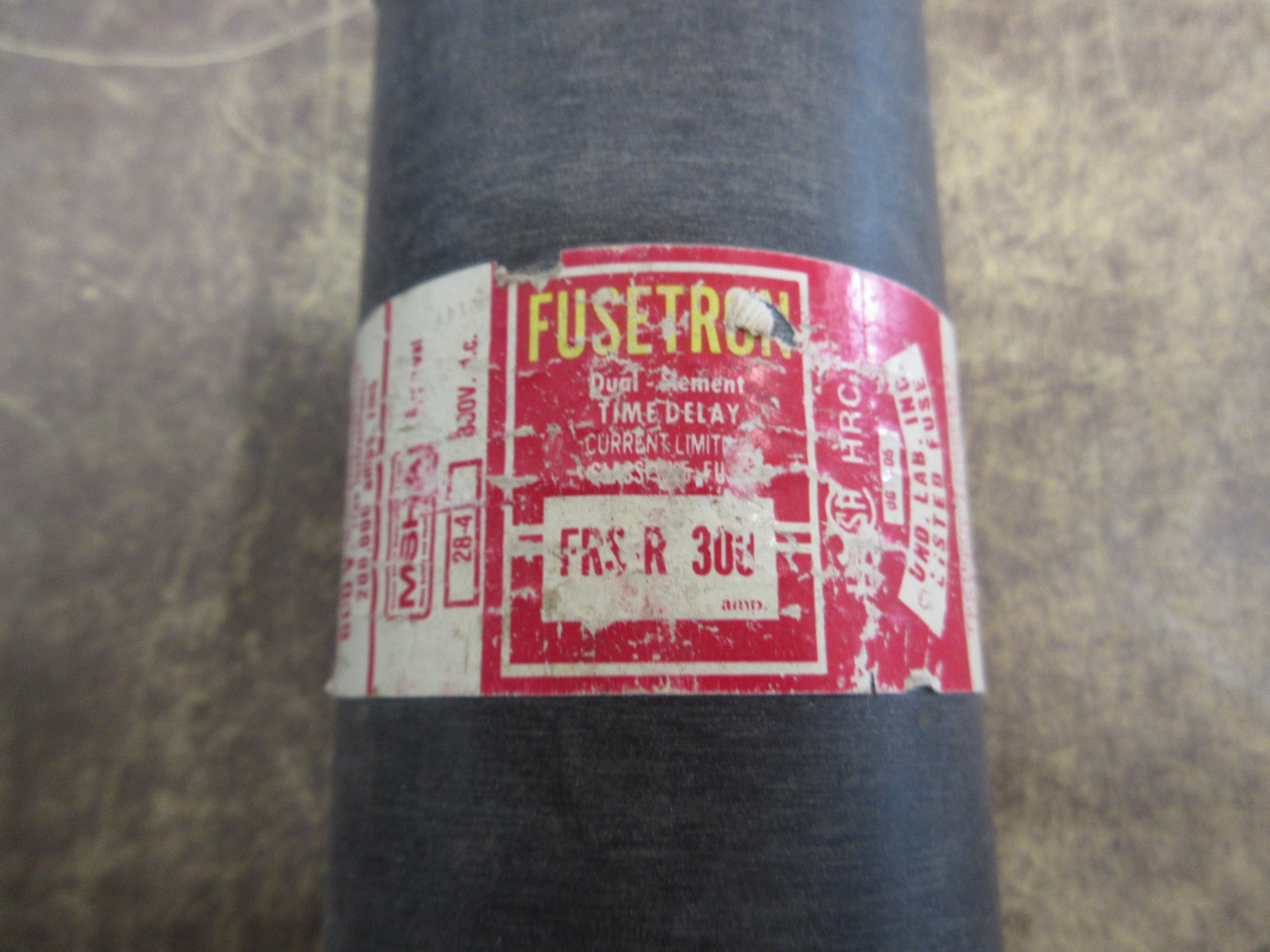 Bussmann Fusetron Fuse FRS-R-300 300A 600V Used