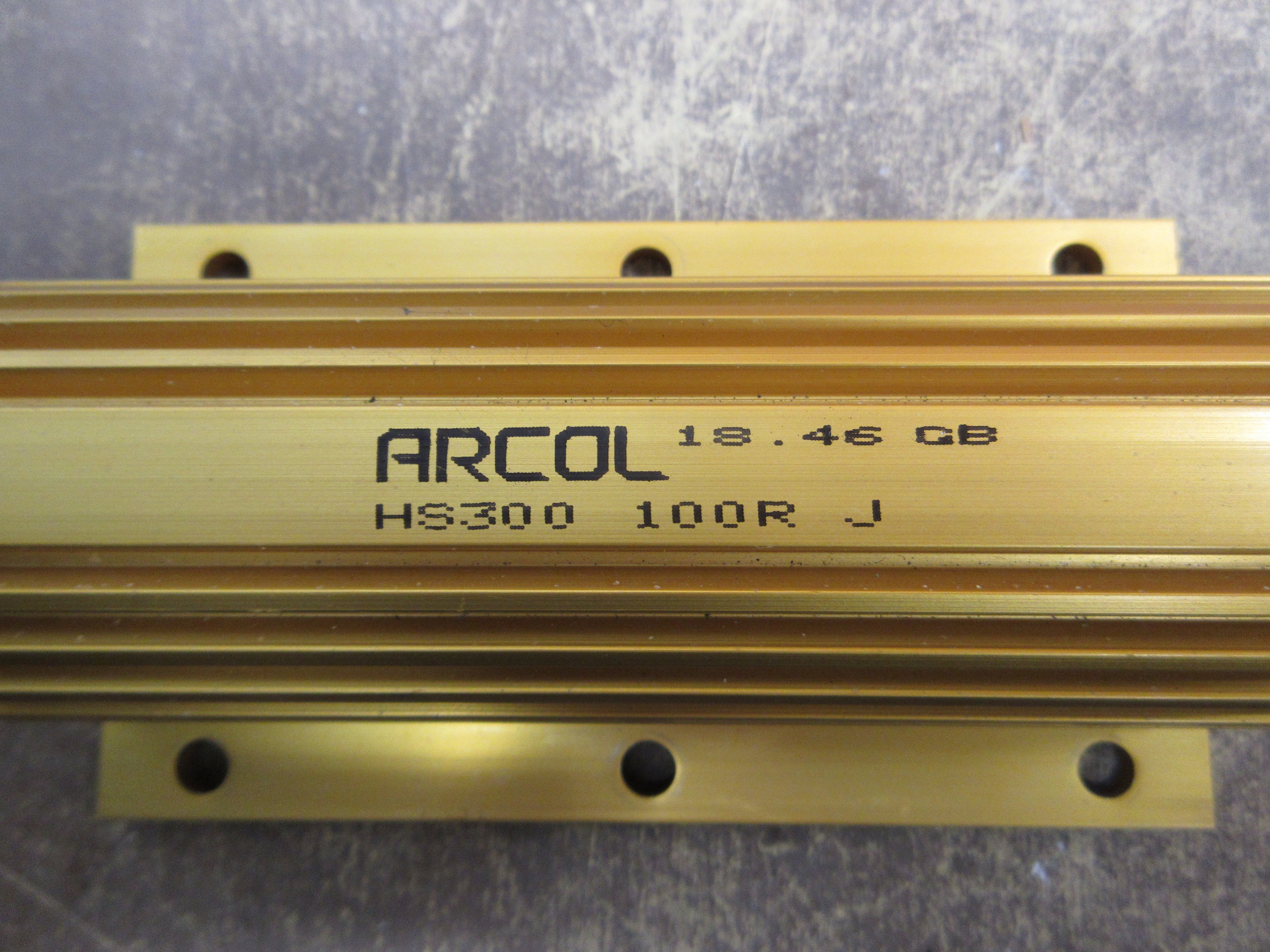 Arcol Resistor HS300 100R J 100 Ohm Used