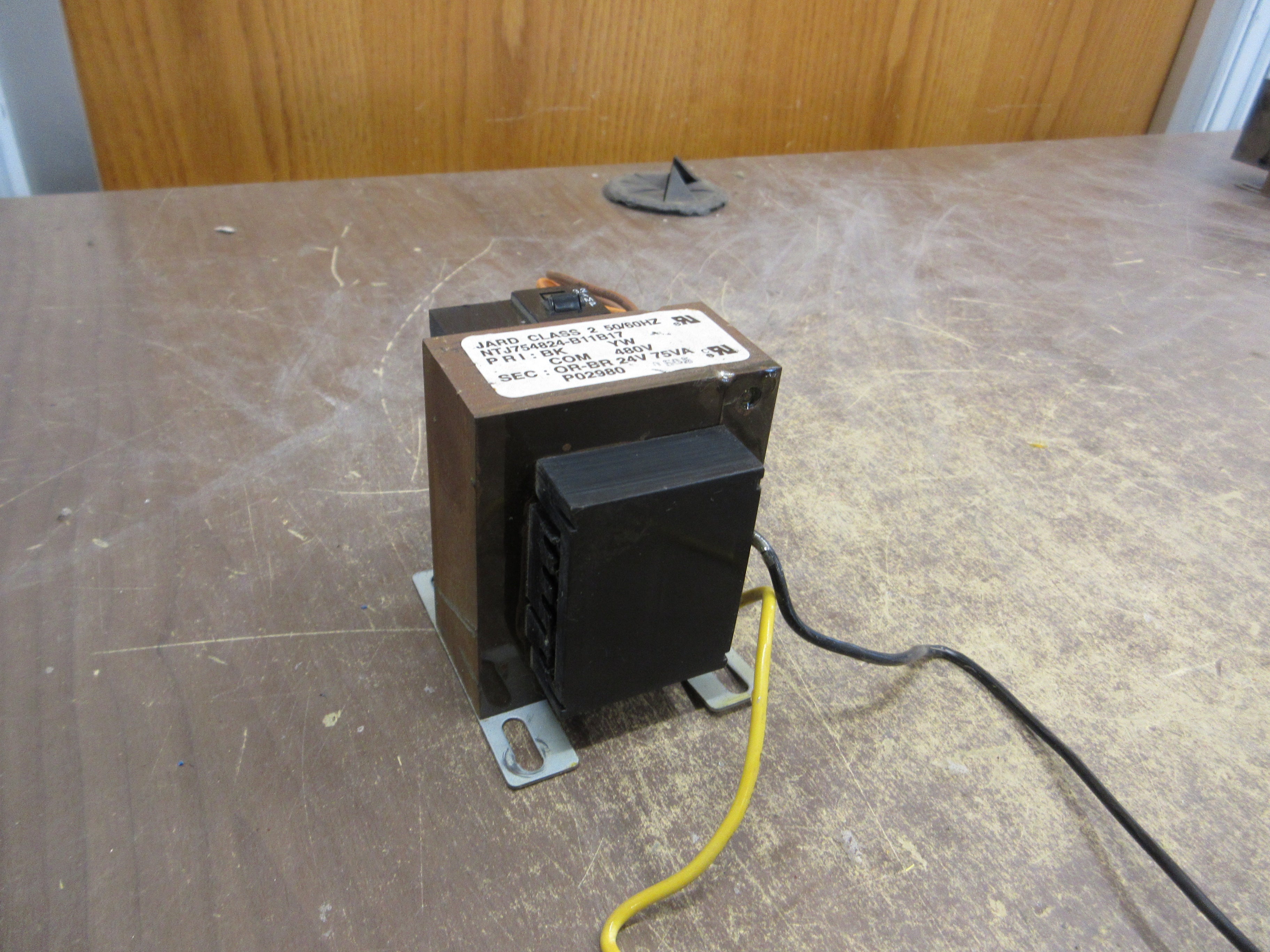 Jard Transformer NTJ754824-B11B17 75VA Pri: 480V Sec: 24V 50/60Hz Used