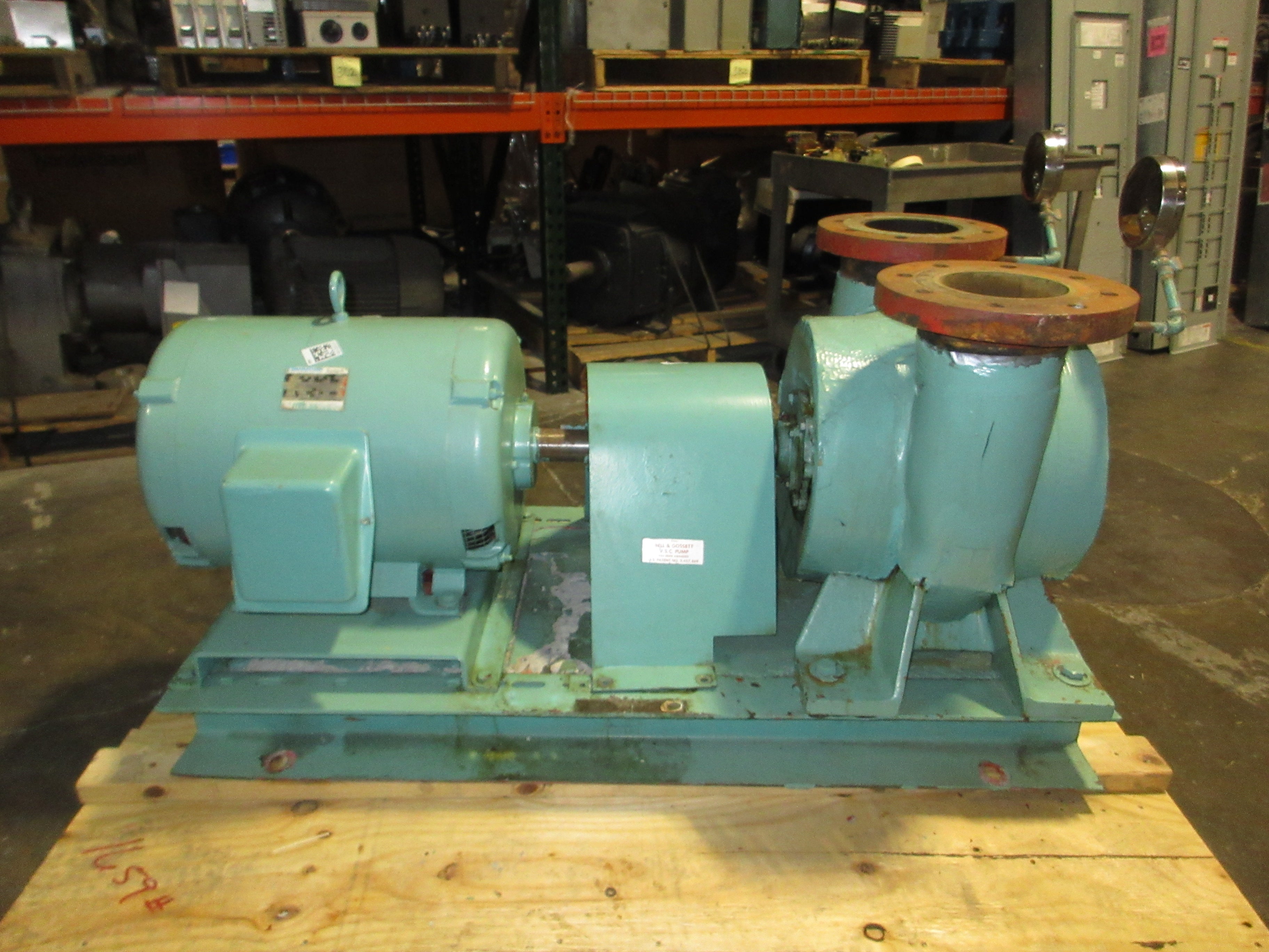 Bell & Gossett 6X6X12 Pump VSC 11-3/4 BF LHR 50HP 525GPM 1750RPM 144FT Head Used