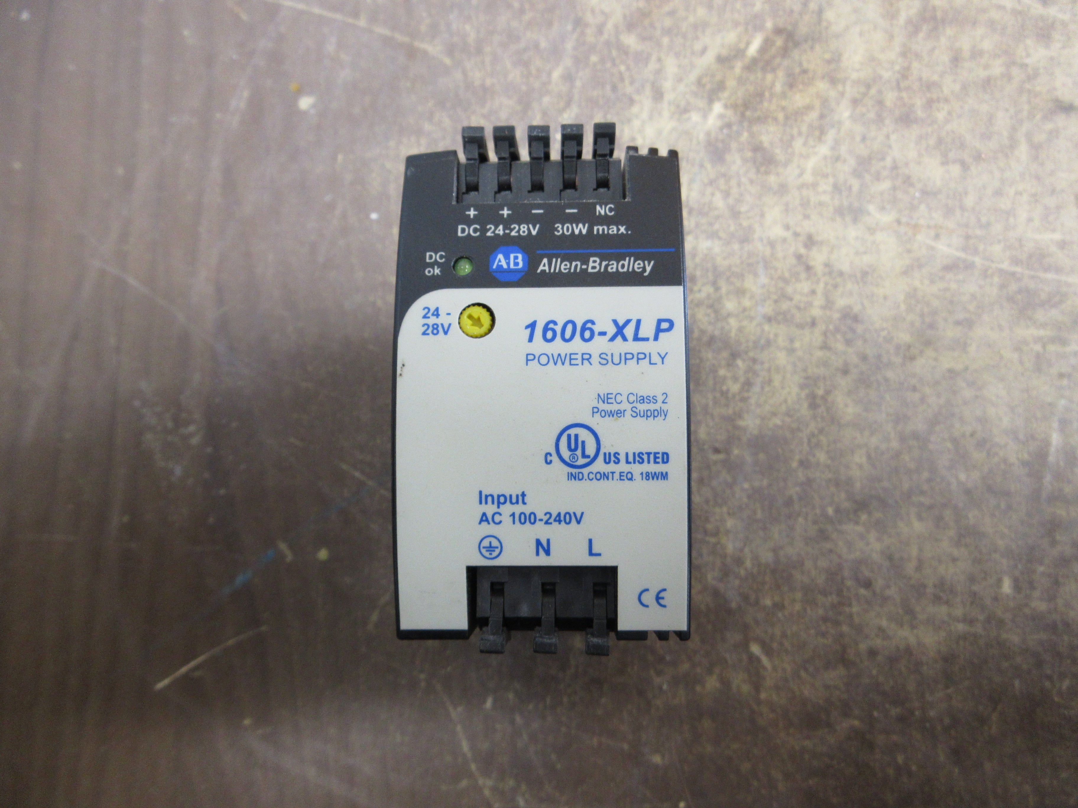 Allen-Bradley Power Supply 1606-XLP30E Ser. A 30W Used