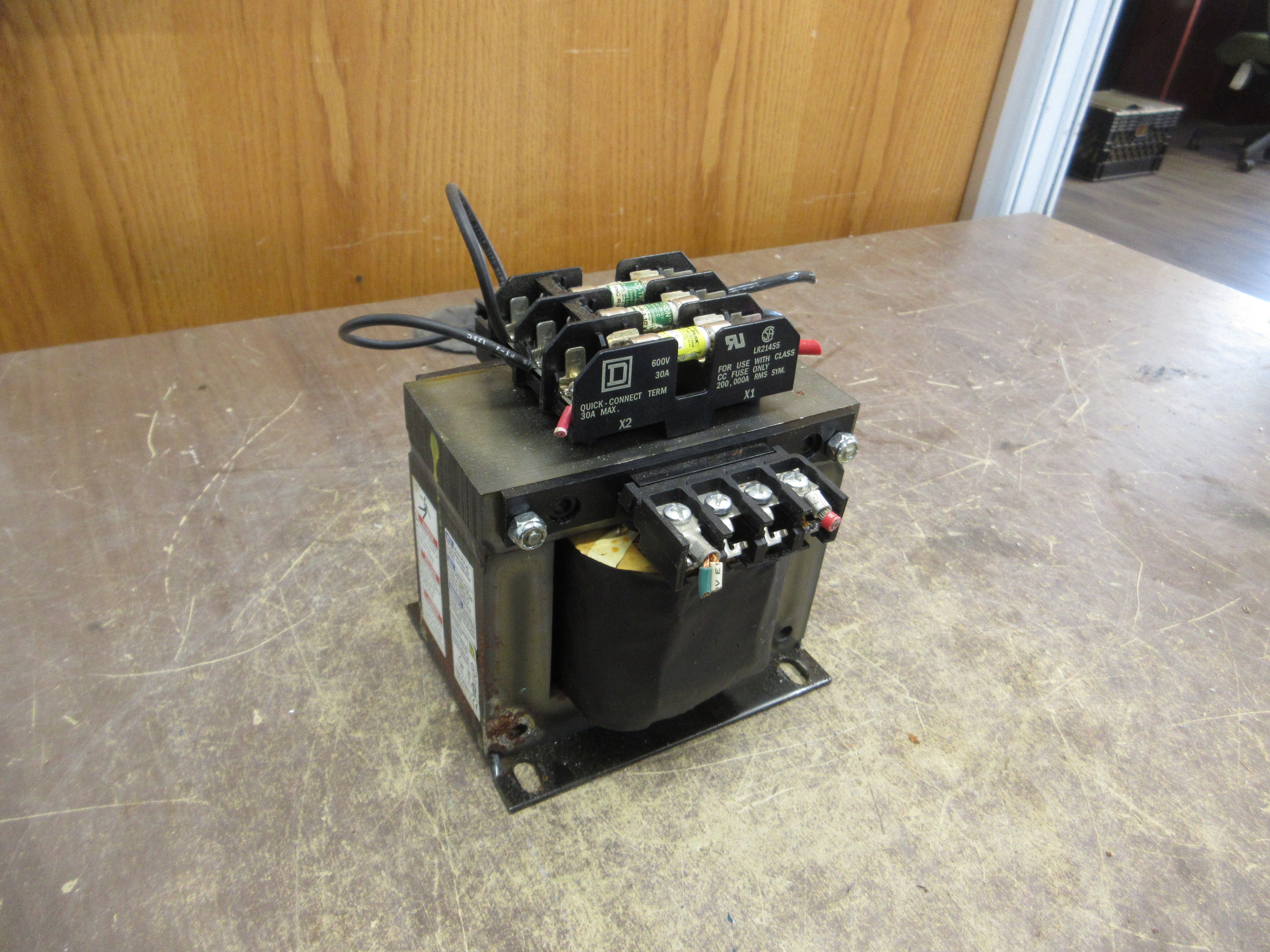 Square D Control Transformer 9070TF750D1 0.75KVA Pri: 240/480V Sec:120V Used