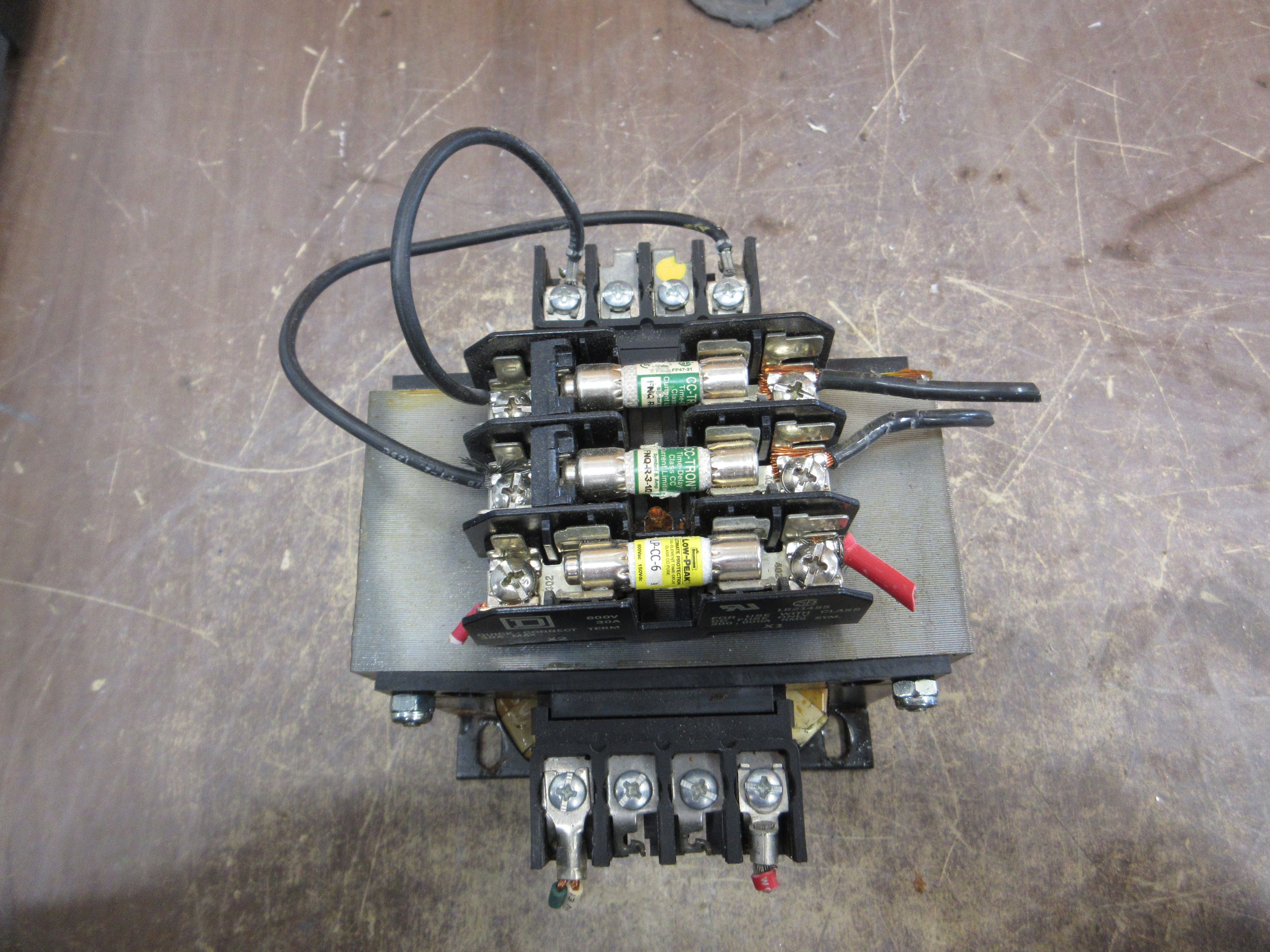 Square D Control Transformer 9070TF750D1 0.75KVA Pri: 240/480V Sec:120V Used