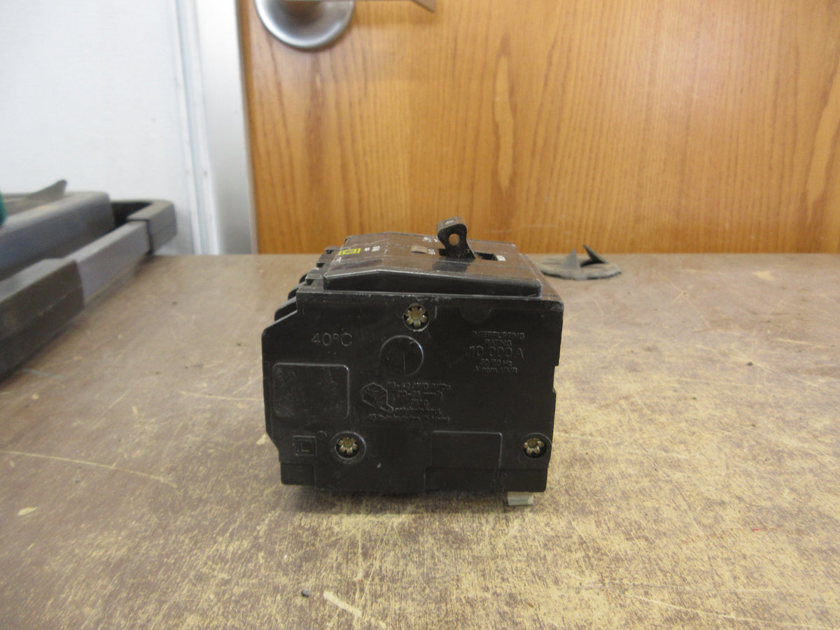 Square D Clip-On Circuit Breaker QO340 40A 240V 3P Used