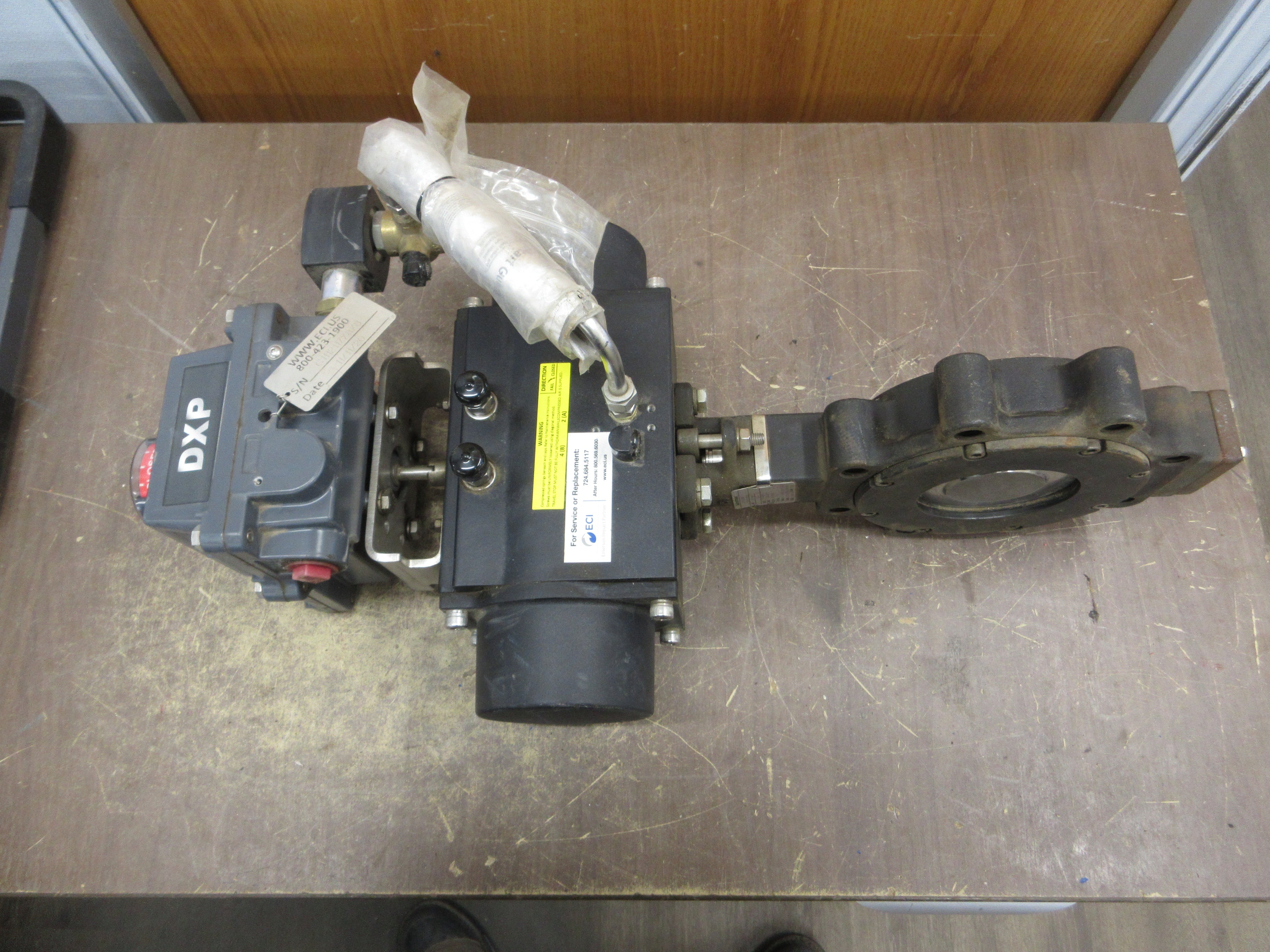 Keystone Actuated Valve w/ Positioner 36-0100L0A100A1-CAS00KBR1PFSAKB Size: 4"