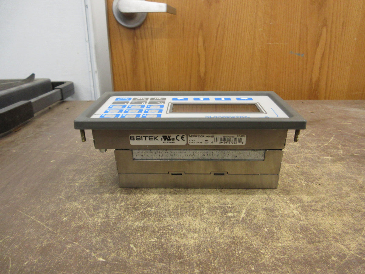 Russelectric Sitek Operator Interface Panel MD02R-04-4445 H/W Ver. 33A Used