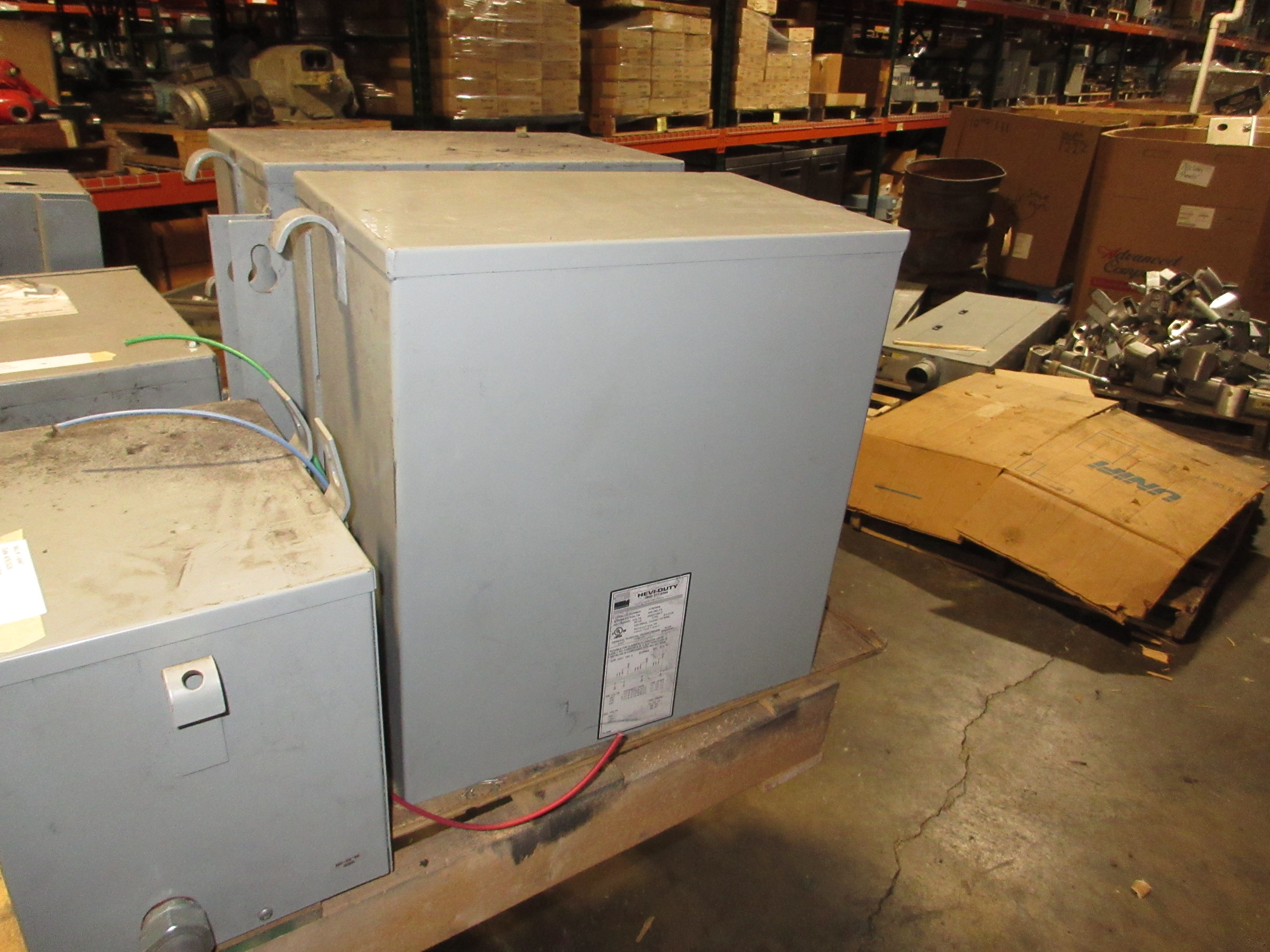 Hevi-Duty 3R Transformer HT5F9AS 9kVA Pri: 480V Sec: 240/120V 3Ph 60Hz Used