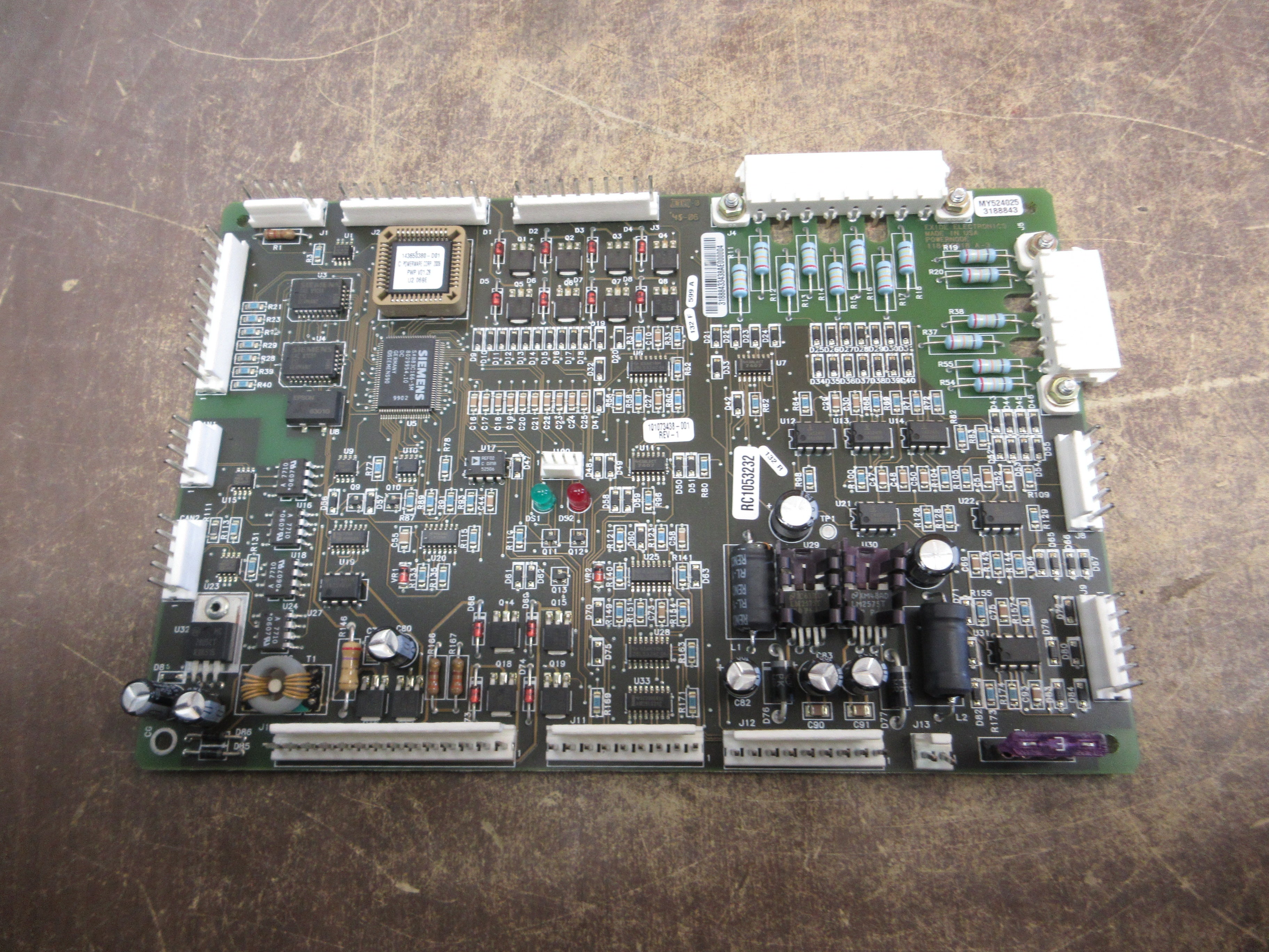 Exide Electronics Powermode Board 101073438-001 Rev. 1 Used