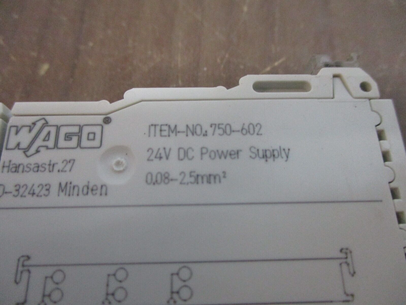 Wago Power Supply Module 750-602 24VDC Used