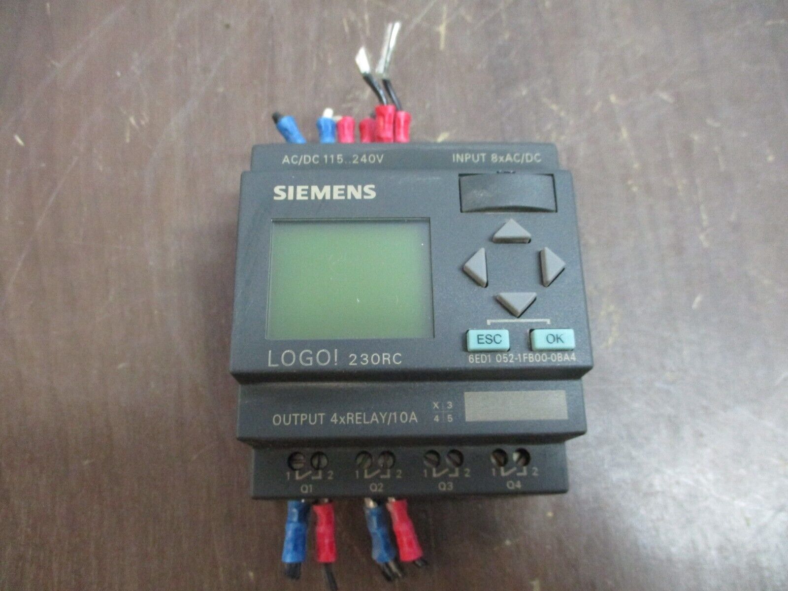 Siemens LOGO! Programmable Logic Module 6ED1 052-1FB00-0BA4 115-240V AC/DC Used