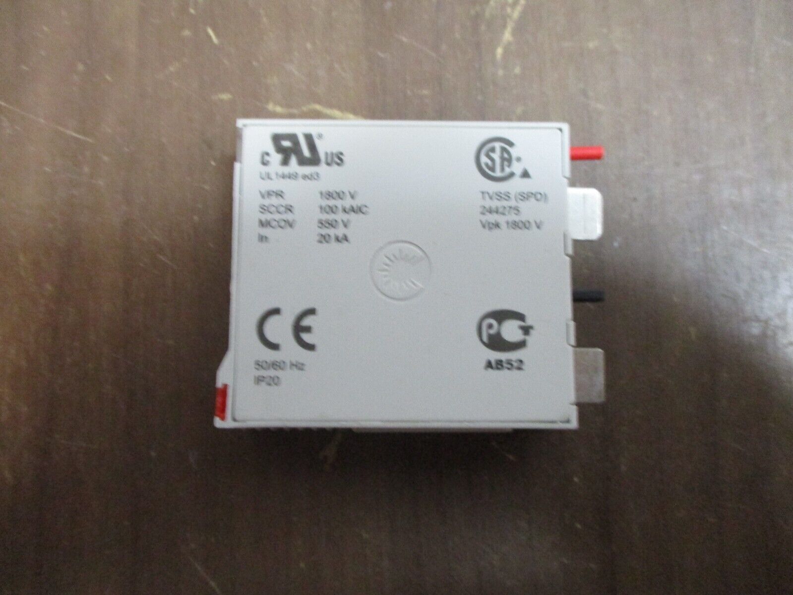 Citel Surge Protector Module DS40-480 VPR: 1800V SCCR: 100KAIC MCOV: 550V Used