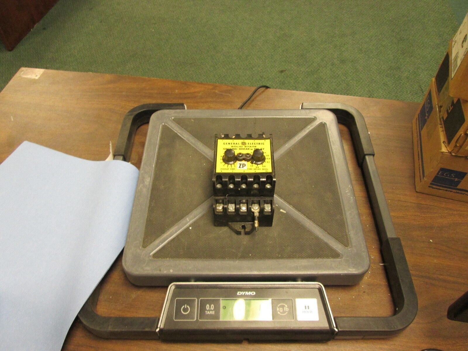 GE Solid State Ground Relay TGMR1 2-12A .1-1 Time Delay Used