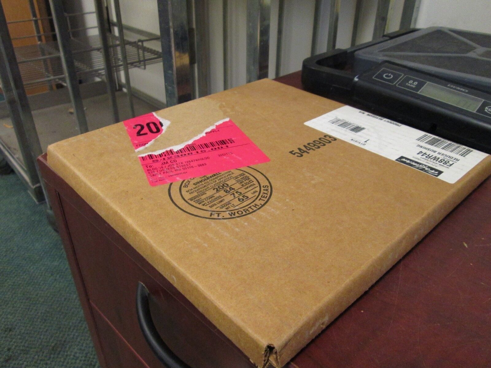 Hoffman Wireway Reducer Bushing F88WR44 For 8x8" to 4x4" New Surplus