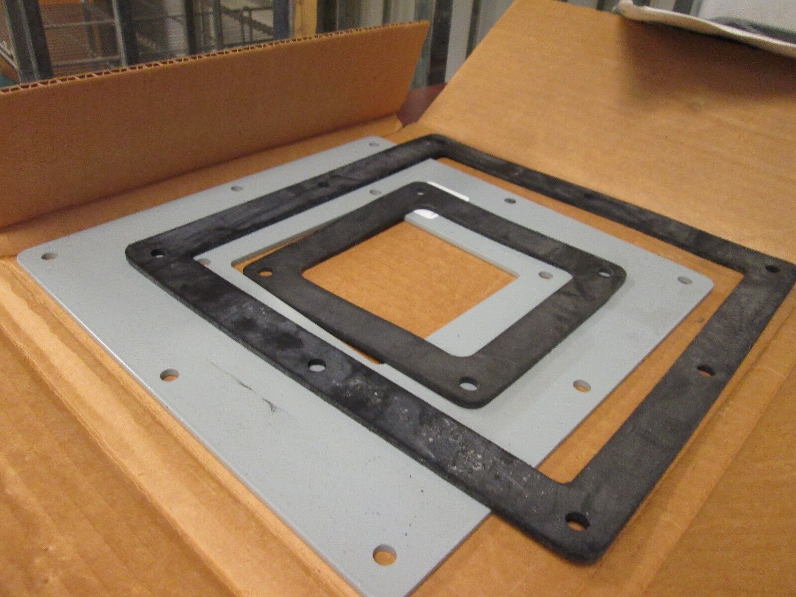 Hoffman Wireway Reducer Bushing F88WR44 For 8x8" to 4x4" New Surplus