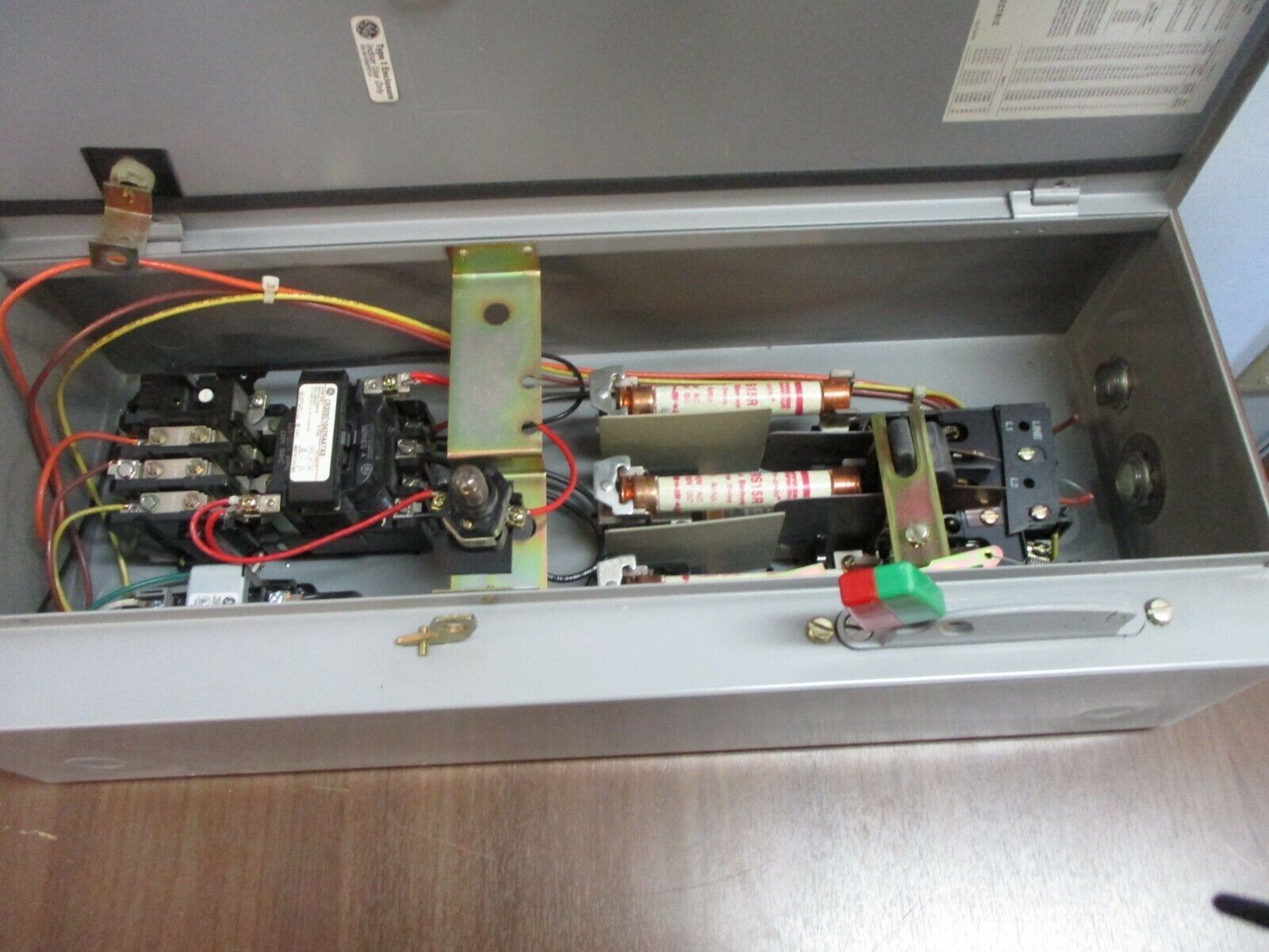 GE Fusible Size 1 Combination CR308C1042RAATAB 115-120V Coil 27A 600V Used