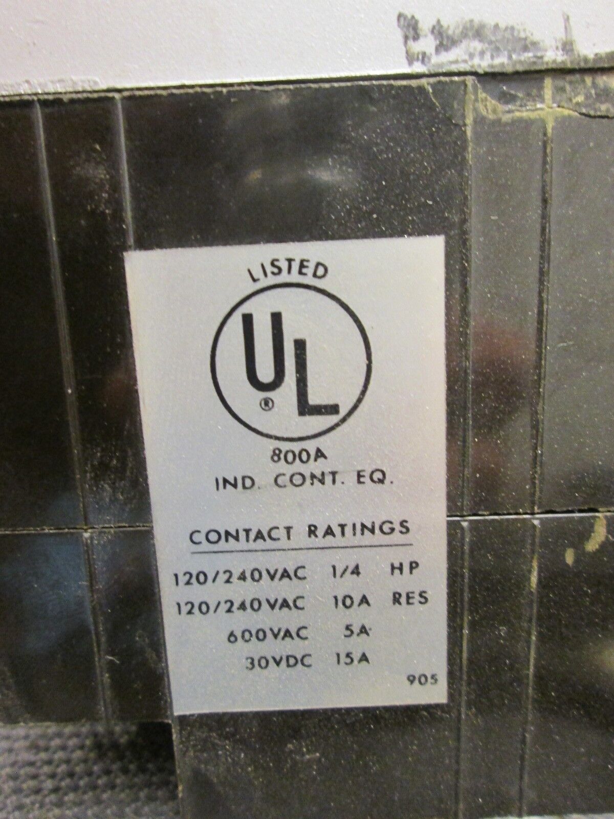 Agastat Timer 7012AC 1.5-15 Sec 120V 60Hz Used