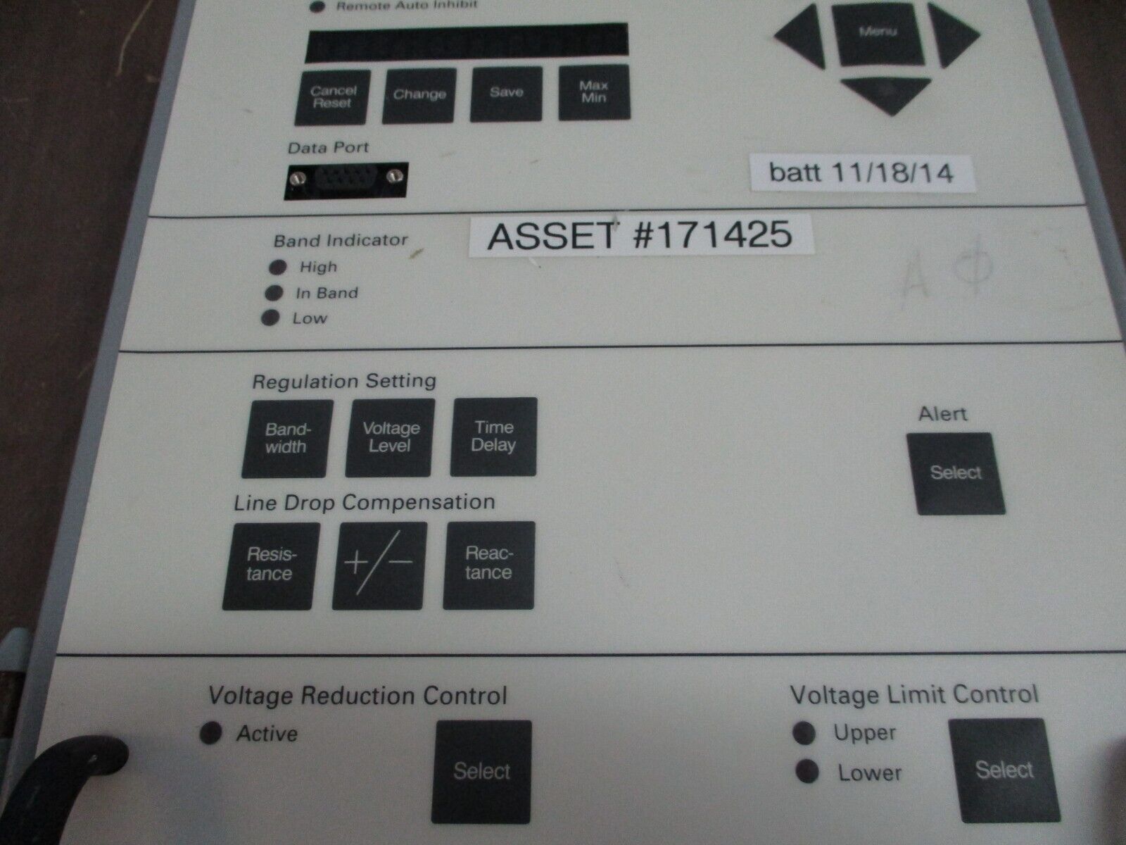 Siemens Accu/Stat MJ-X Voltage Regulator Control Panel S-62411 Used
