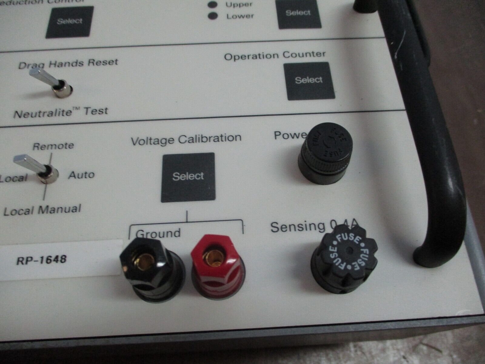 Siemens Accu/Stat MJ-X Voltage Regulator Control Panel S-62411 Used