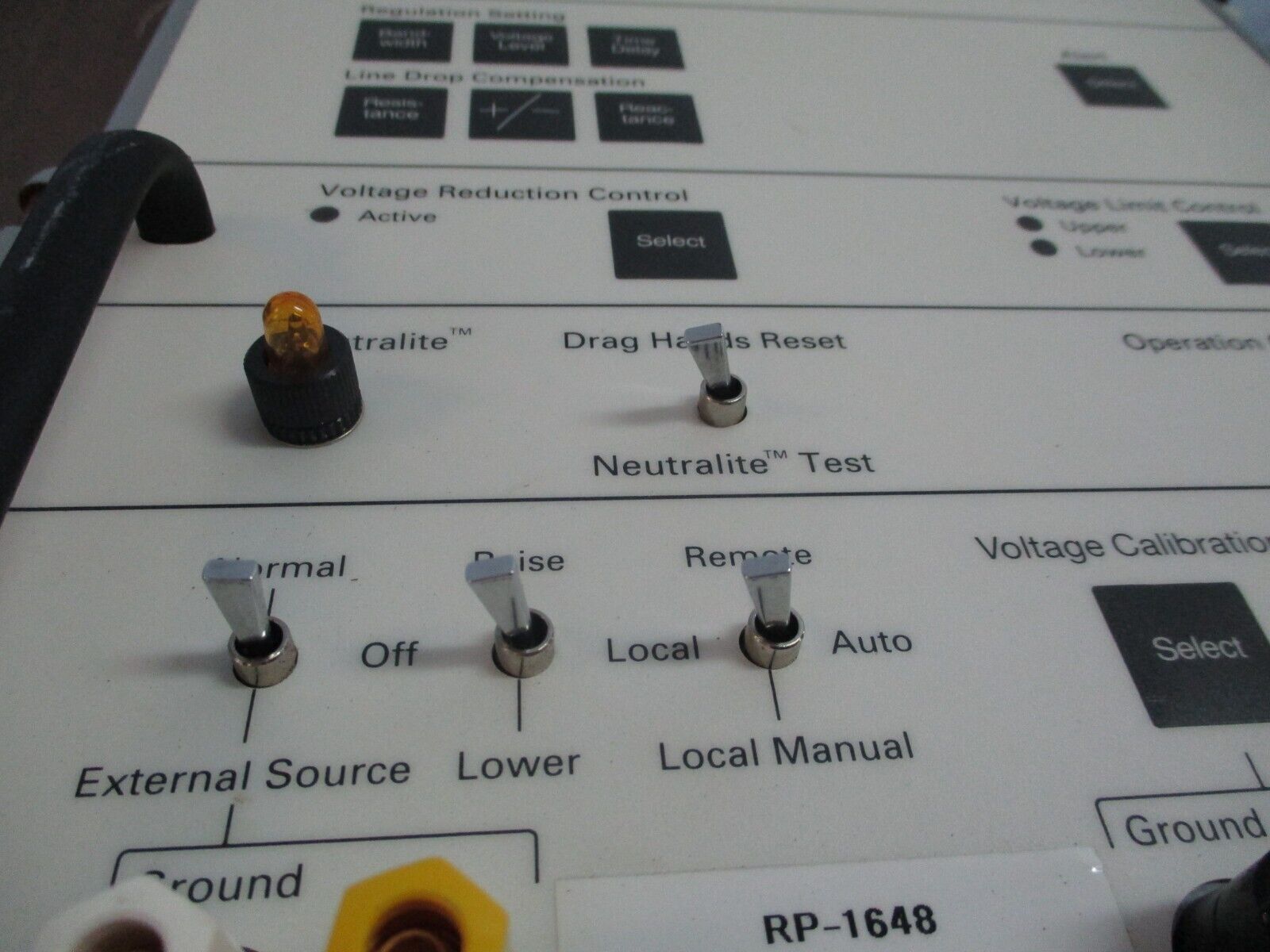 Siemens Accu/Stat MJ-X Voltage Regulator Control Panel S-62411 Used