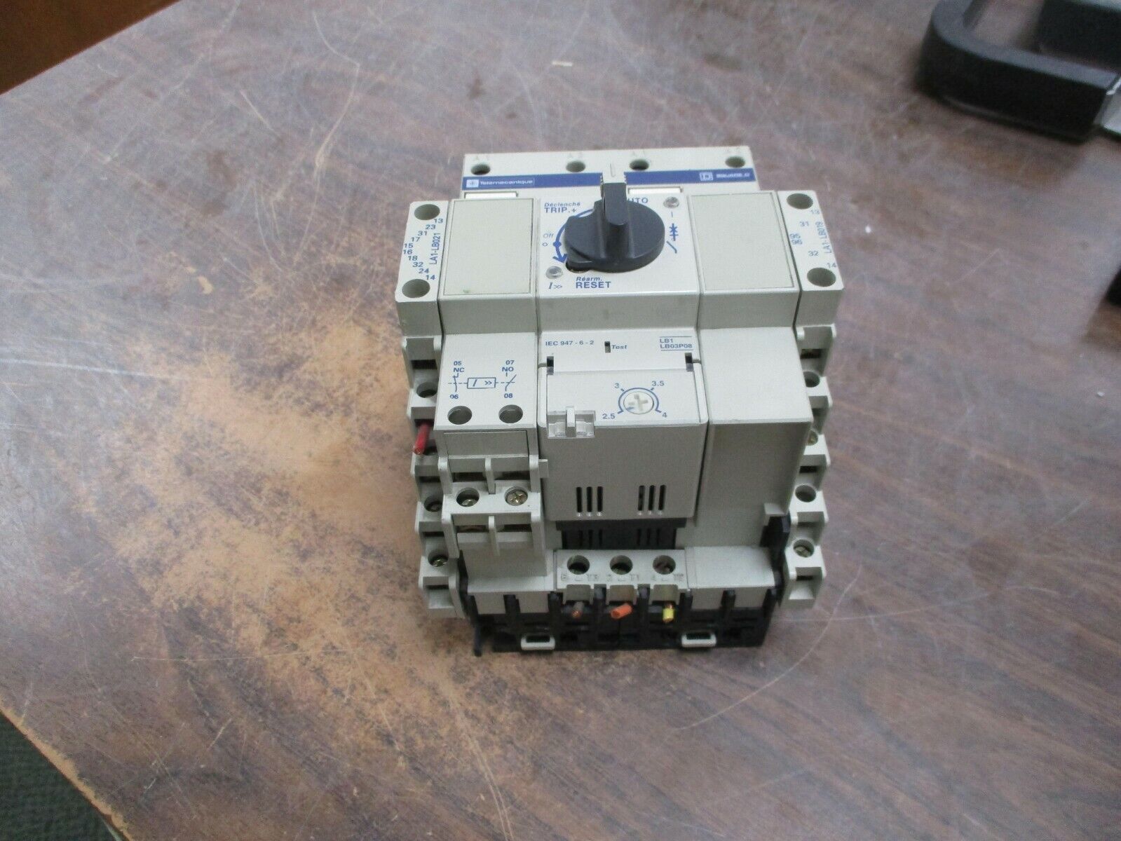 Telemecanique Combination Motor Starter LD5-LB130 Integral 18 Trip: 2.5-4A Used