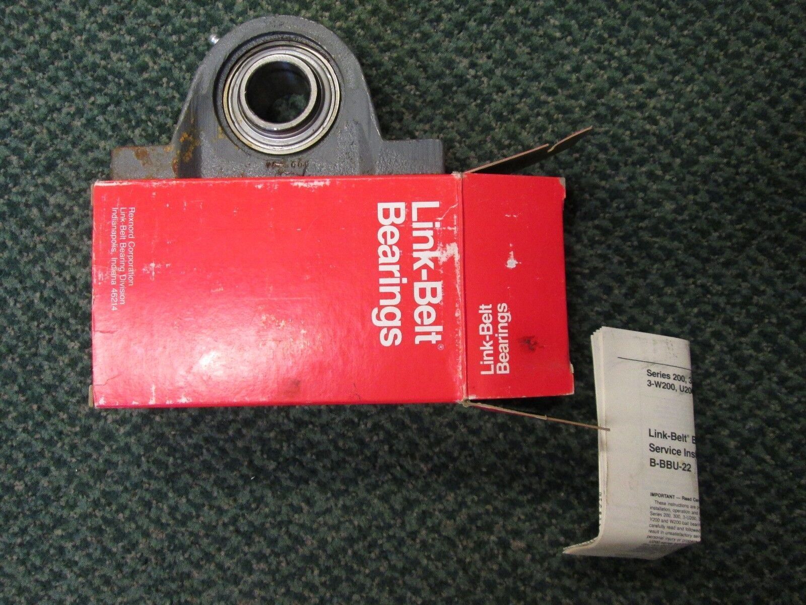 Link-Belt 1-3/16" Pillow Block Bearing P3U219N
