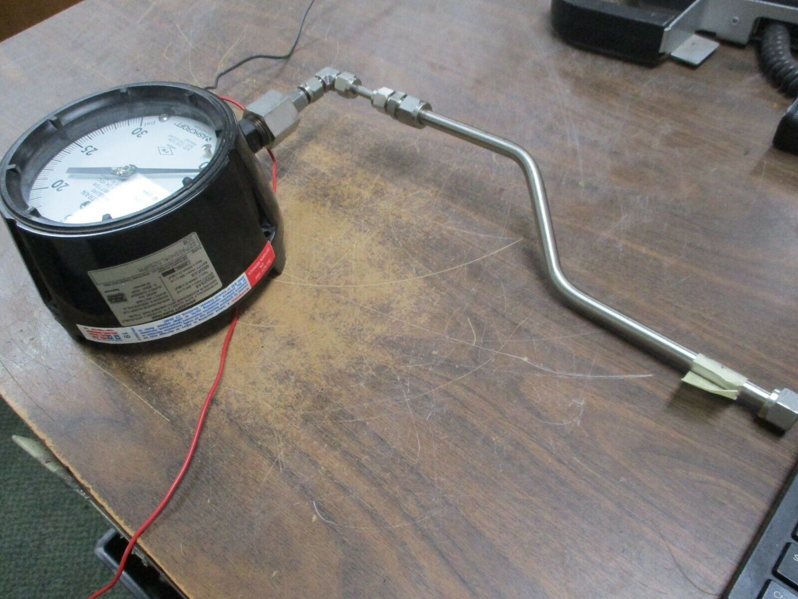 Ashcroft Duratram Pressure Transmitter 2279SSH04L025XFM 24VDC Supply Used