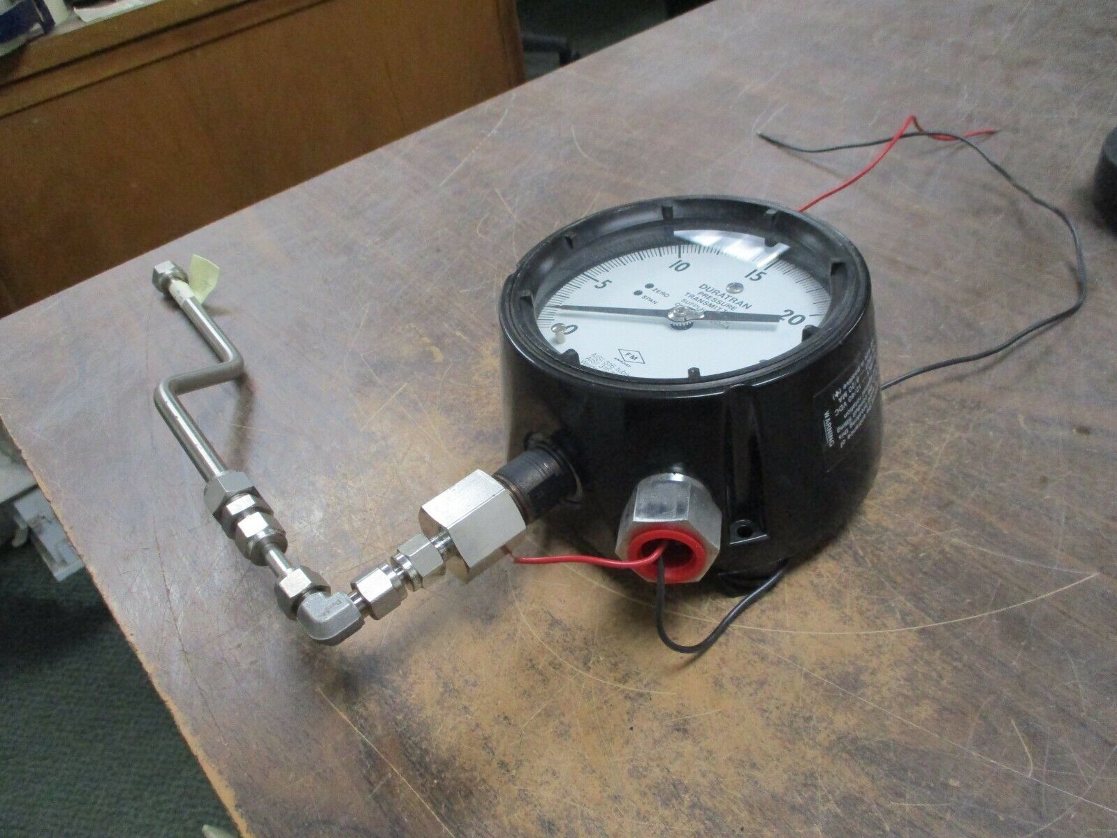 Ashcroft Duratram Pressure Transmitter 2279SSH04L025XFM 24VDC Supply Used