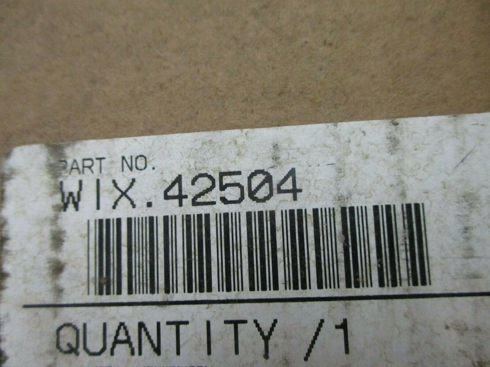Wix Air Filter 42504 New Surplus