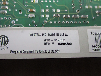 Westell XMT Unit A90-312530 Rev. M Used