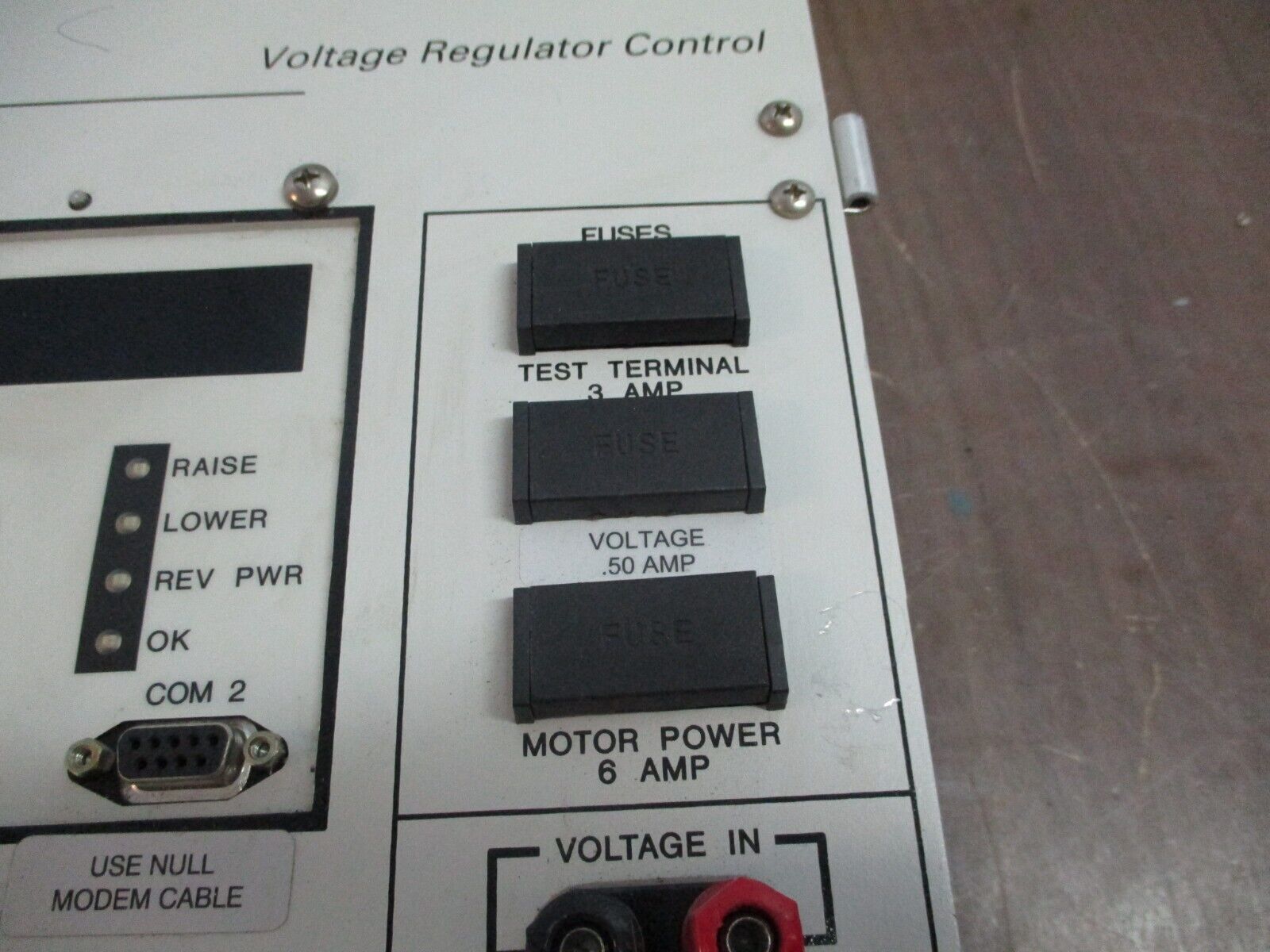 GE GE-2011/B-0866 Voltage Regulator Control L200G10 F/W: D-0067 V07.09.23 60Hz
