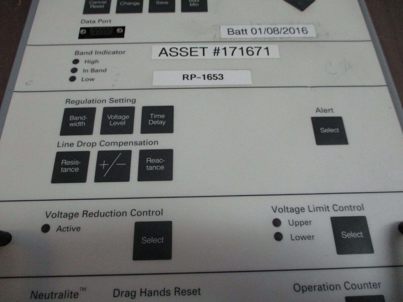 Siemens Accu/Stat MJ-X Voltage Regulator Control Panel C-61310 Used