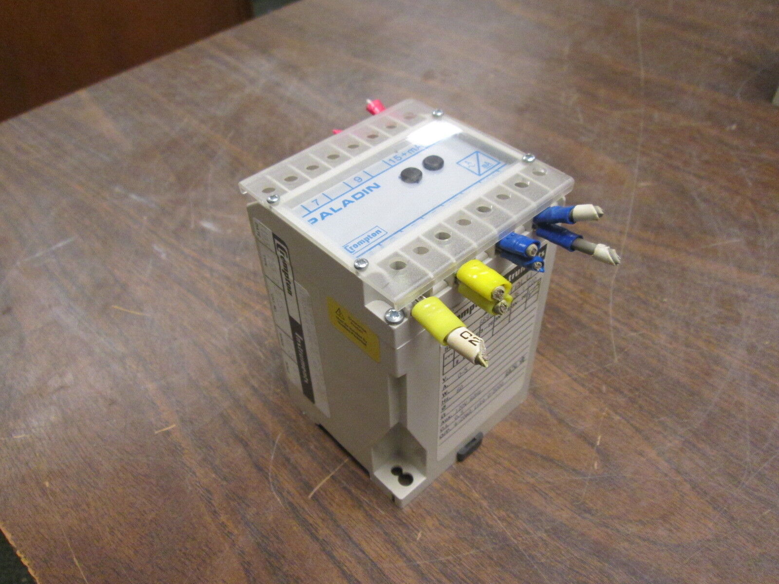 Crompton Paladin Transducer 253-TALU-LSHG 120V 5A 4/20mA Scale Used