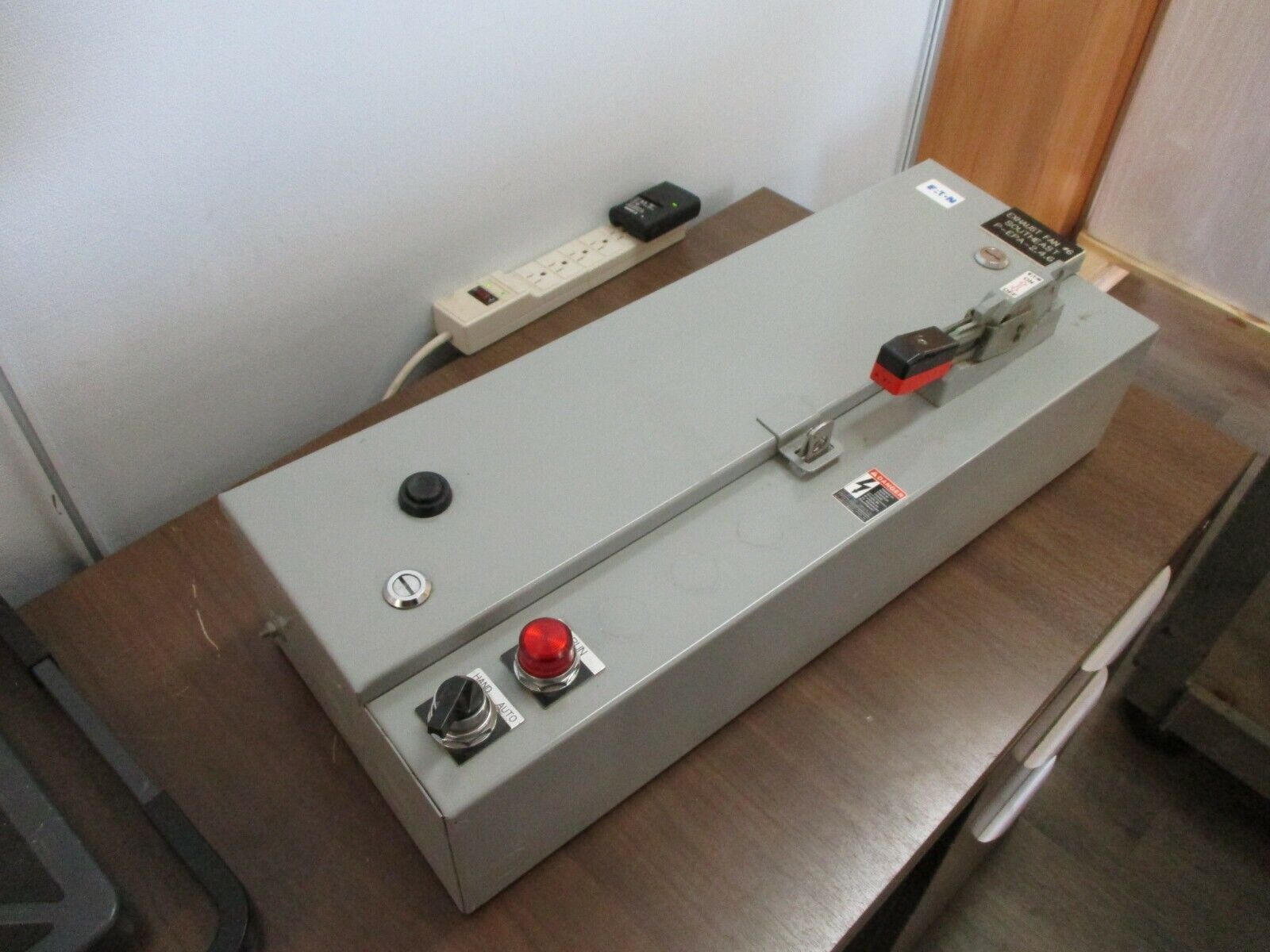 Eaton Size 0 Fusible Combination ECN1601AJB 120V Coil Trip: 4-20A Used