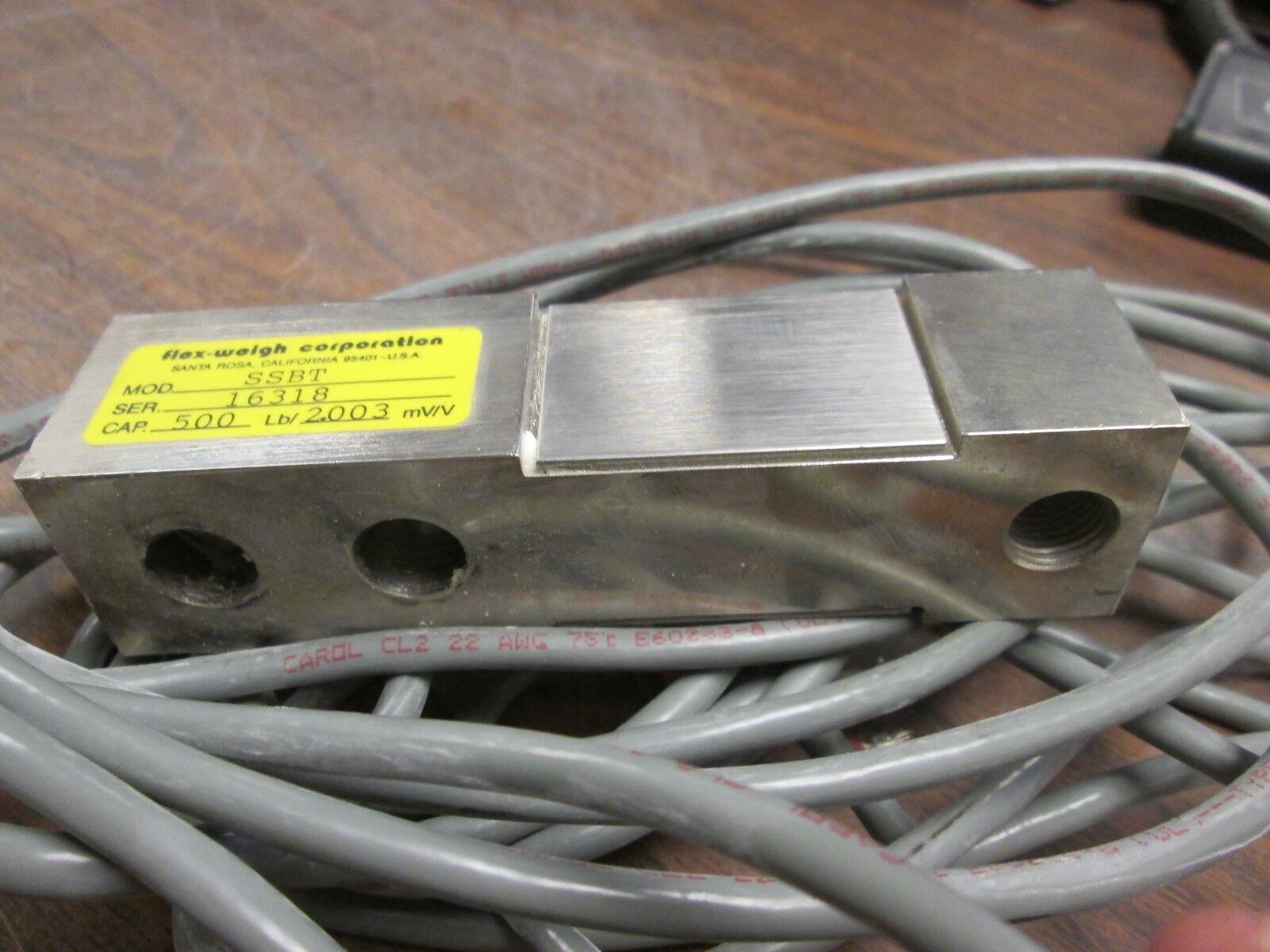 Flex-Weigh Artech SSBT 500lb cap 2.003 mV/V Used