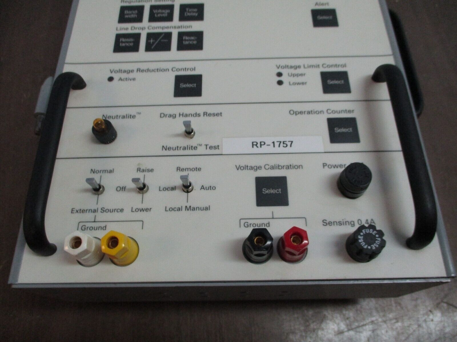 Siemens Accu/Stat MJ-X Voltage Regulator Control Panel C-60958 Used