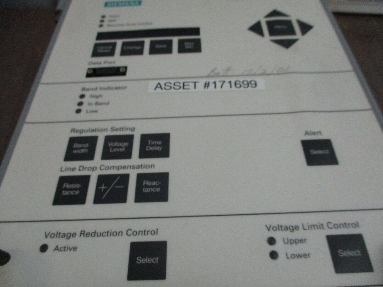 Siemens Accu/Stat MJ-X Voltage Regulator Control Panel C-60958 Used