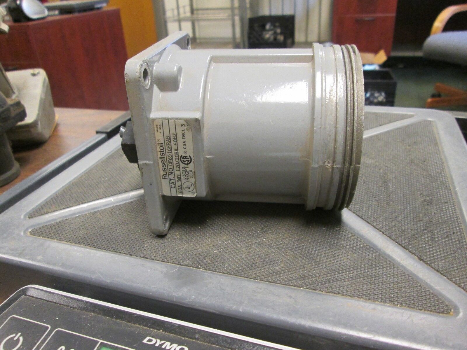RussellStoll Receptacle DF6516FRAB 60A 120/208V 60Hz 3Ph Used