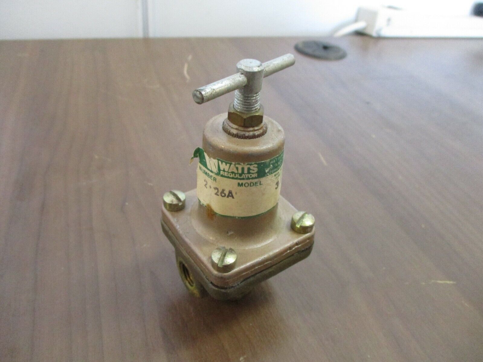 Watts Pressure Regulator 2-26A 3-50PSI Used