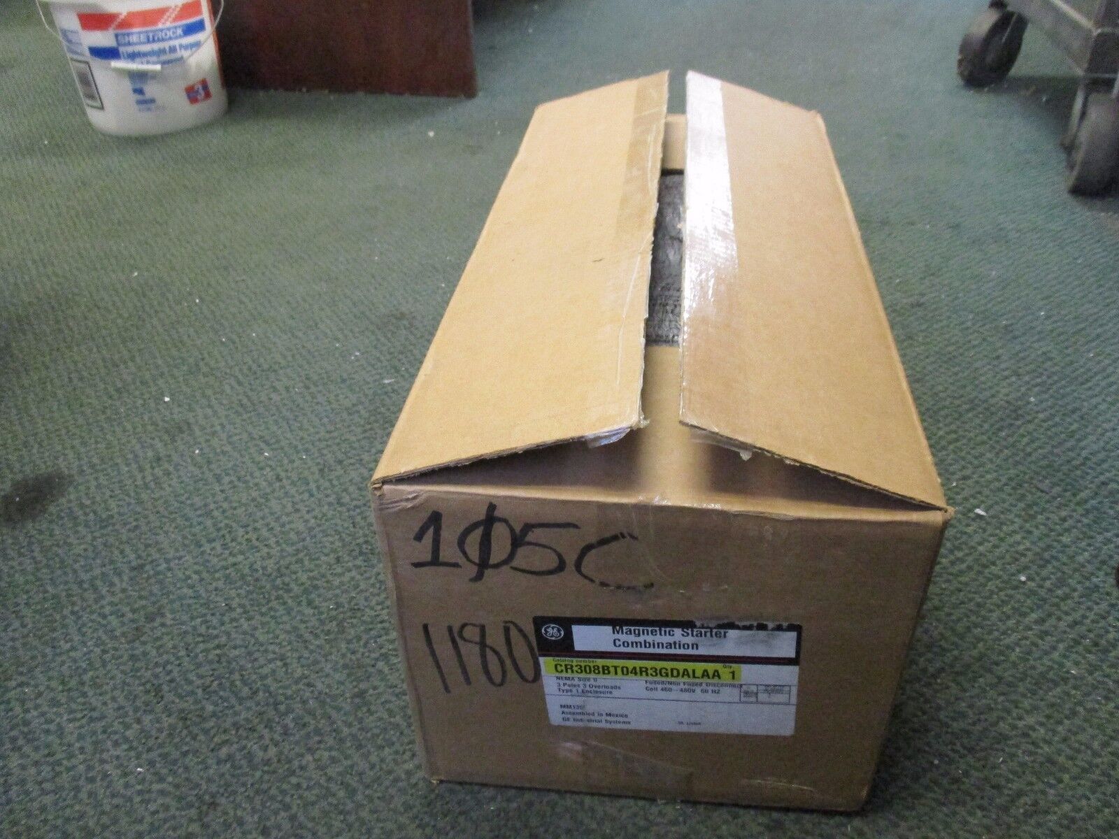 GE Fusible Combination CR308BT04R3GDALAA Size: 0 3P 460-480V Coil New Surplus