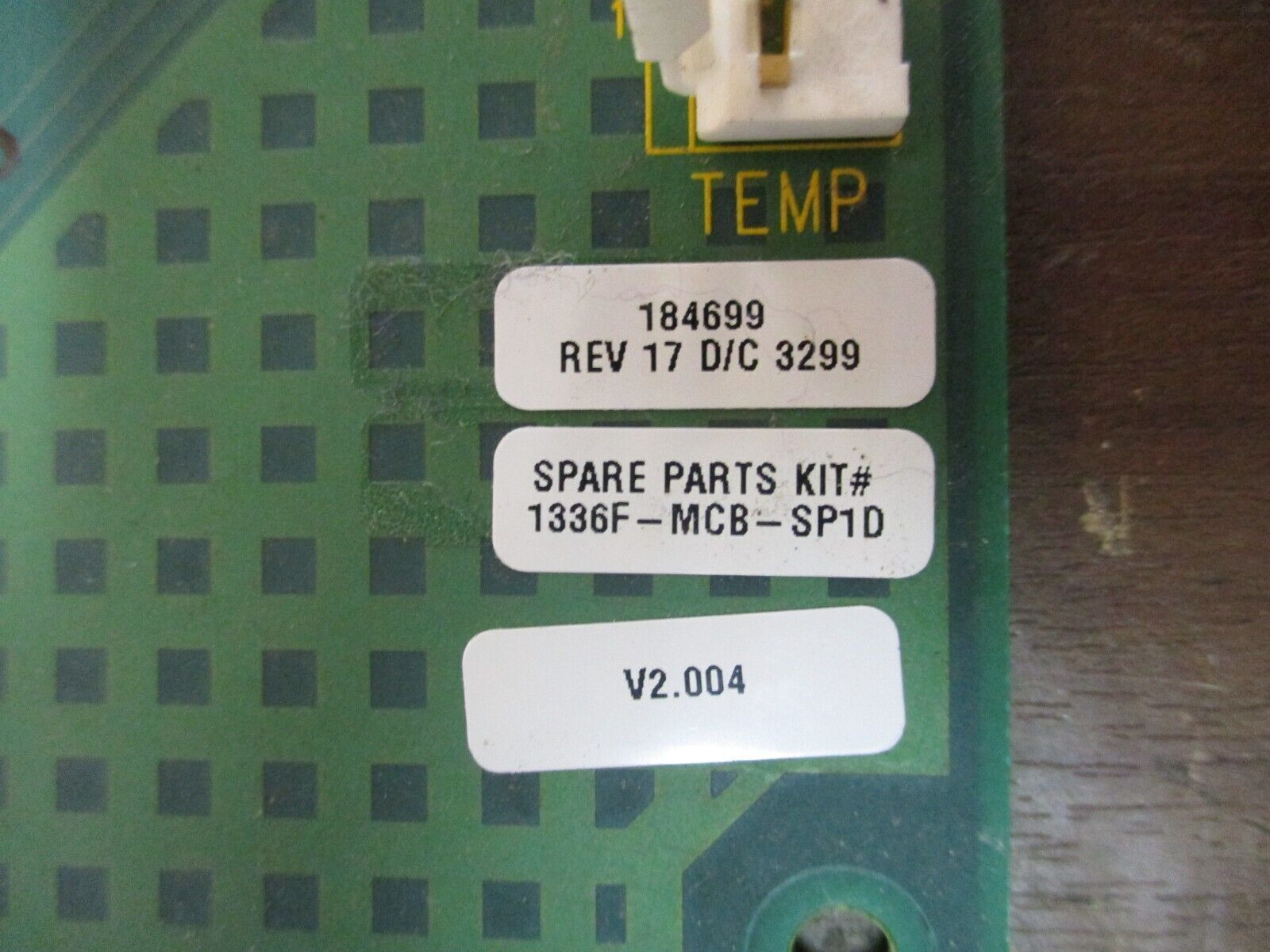 Rockwell Automation Drive Control Board 184699 Rev. 17 F/W: V2.004 Used