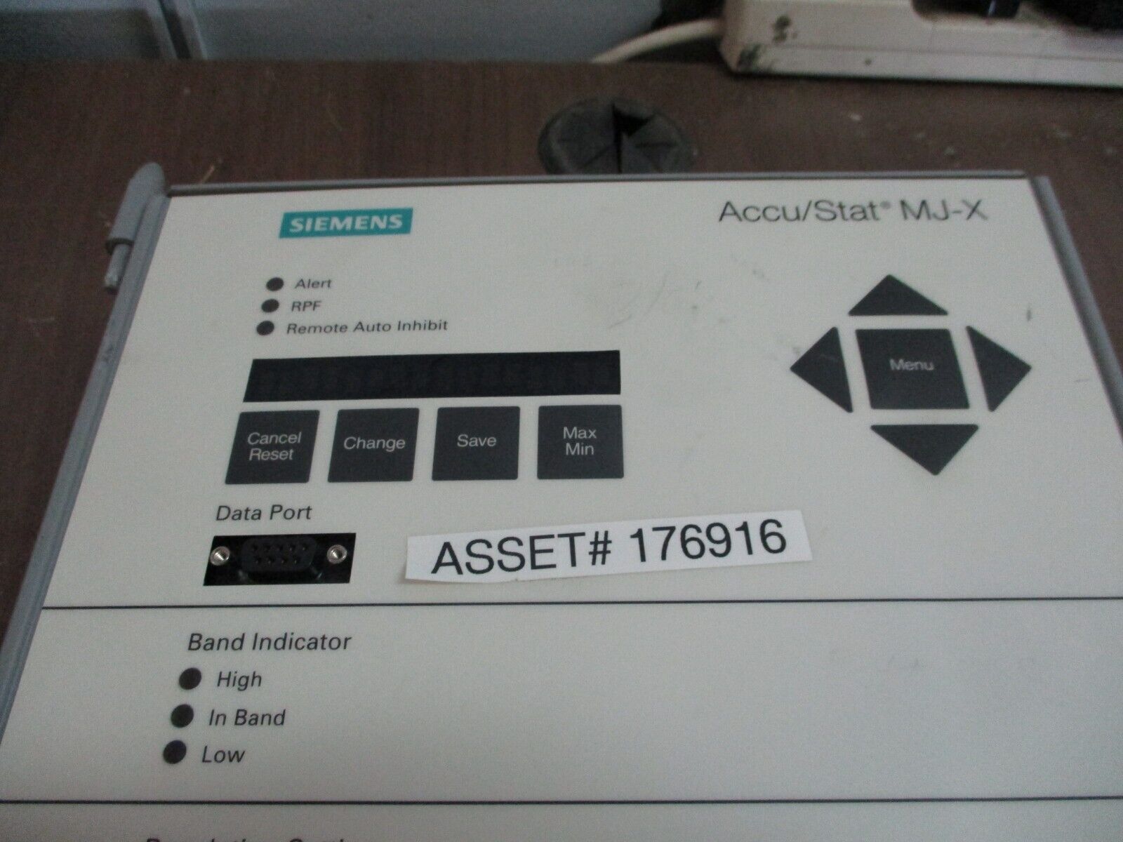Siemens Accu/Stat MJ-X Voltage Regulator Control Panel S-64138 Used